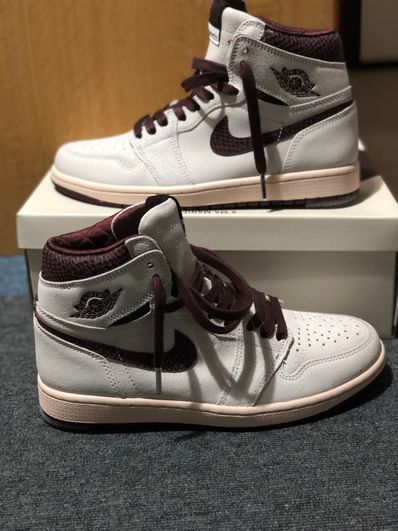 A Ma Maniere × Nike Air Jordan 1 Retro High OG "Sail and Burgundy"