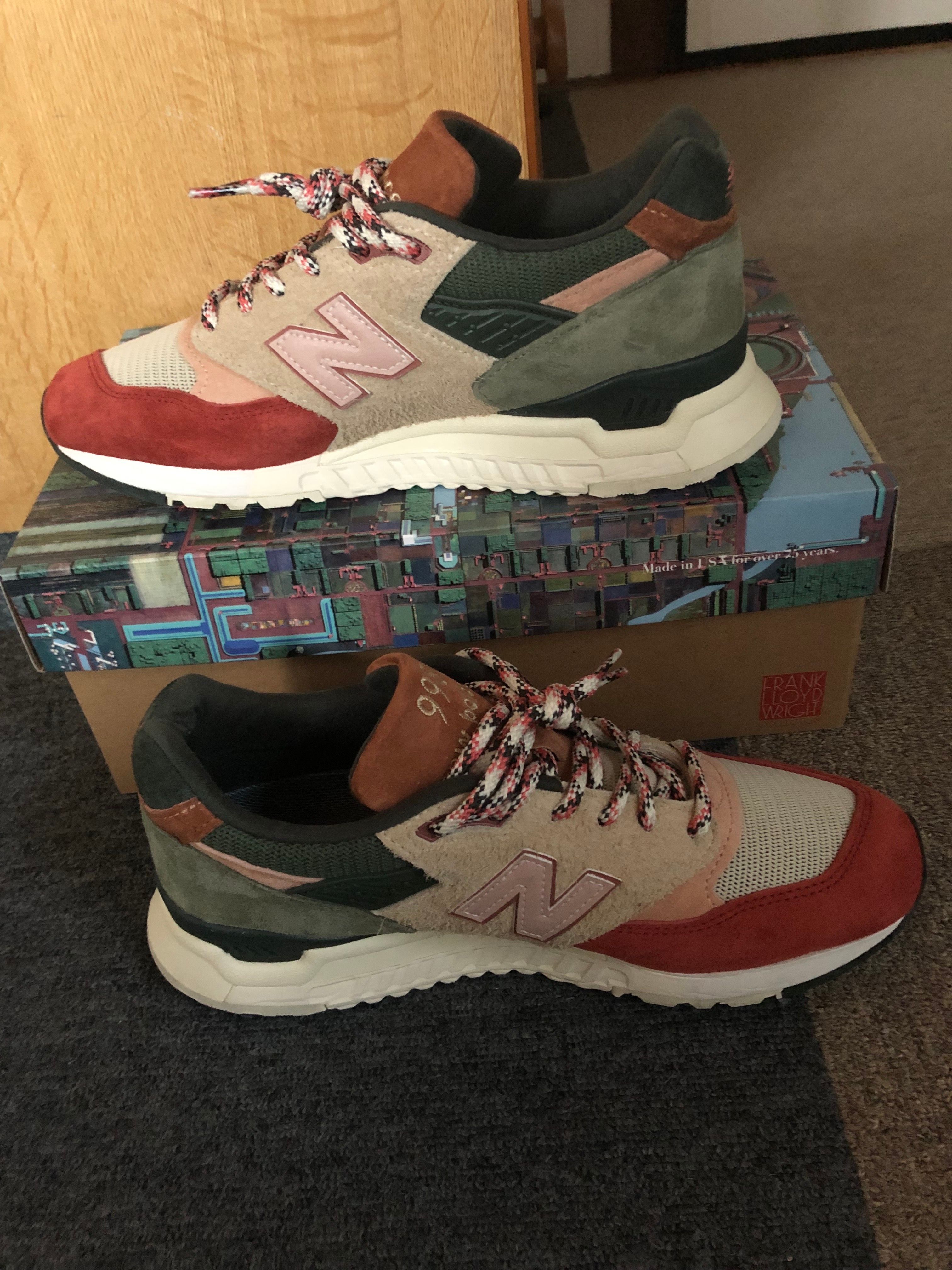 KITH Ronnie Fieg and the Frank Lloyd Wright Foundation × New Balance 998 "Beige/Chutney"