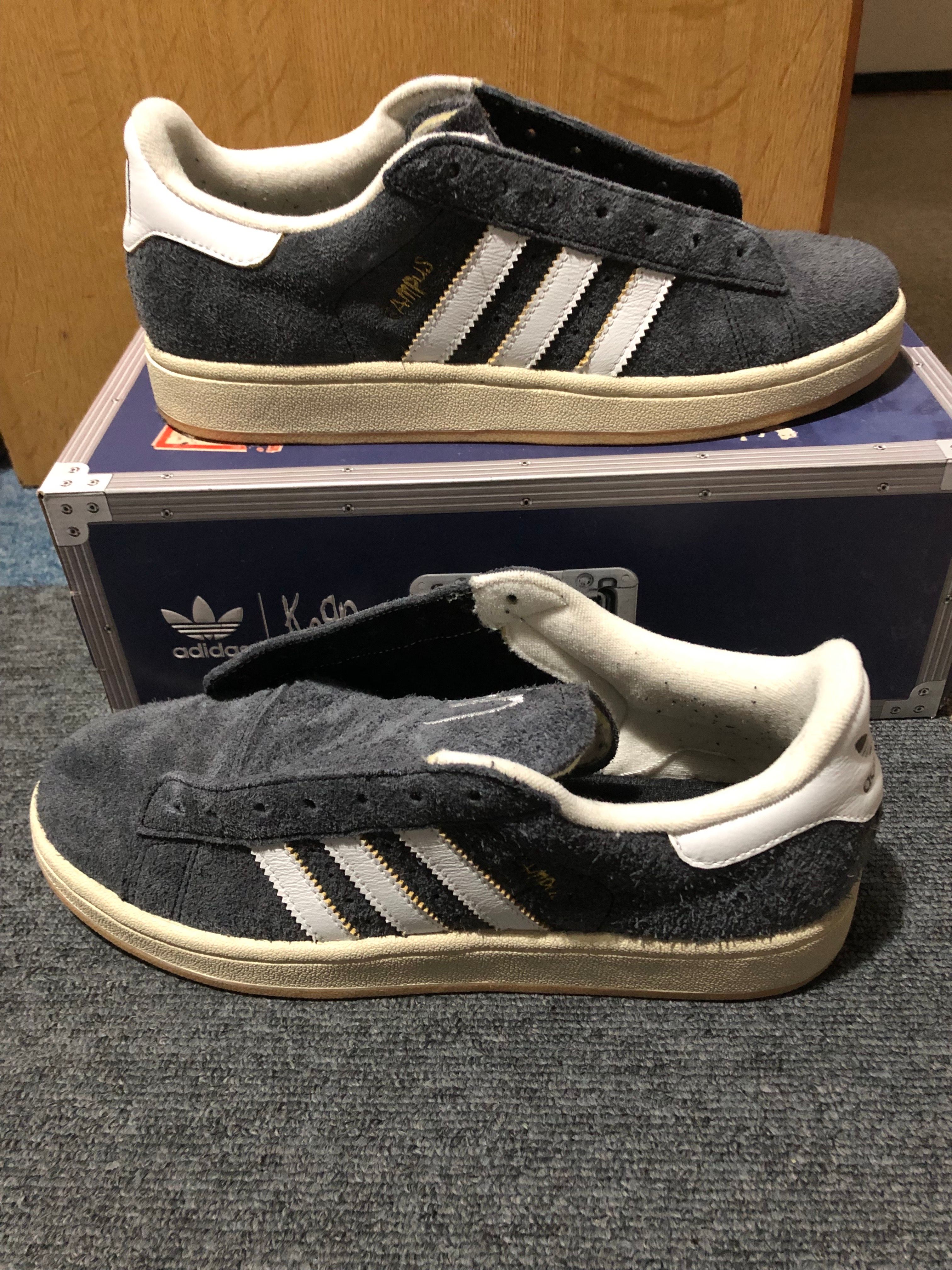 Korn × adidas Campus 2 "Black/White/Gum"