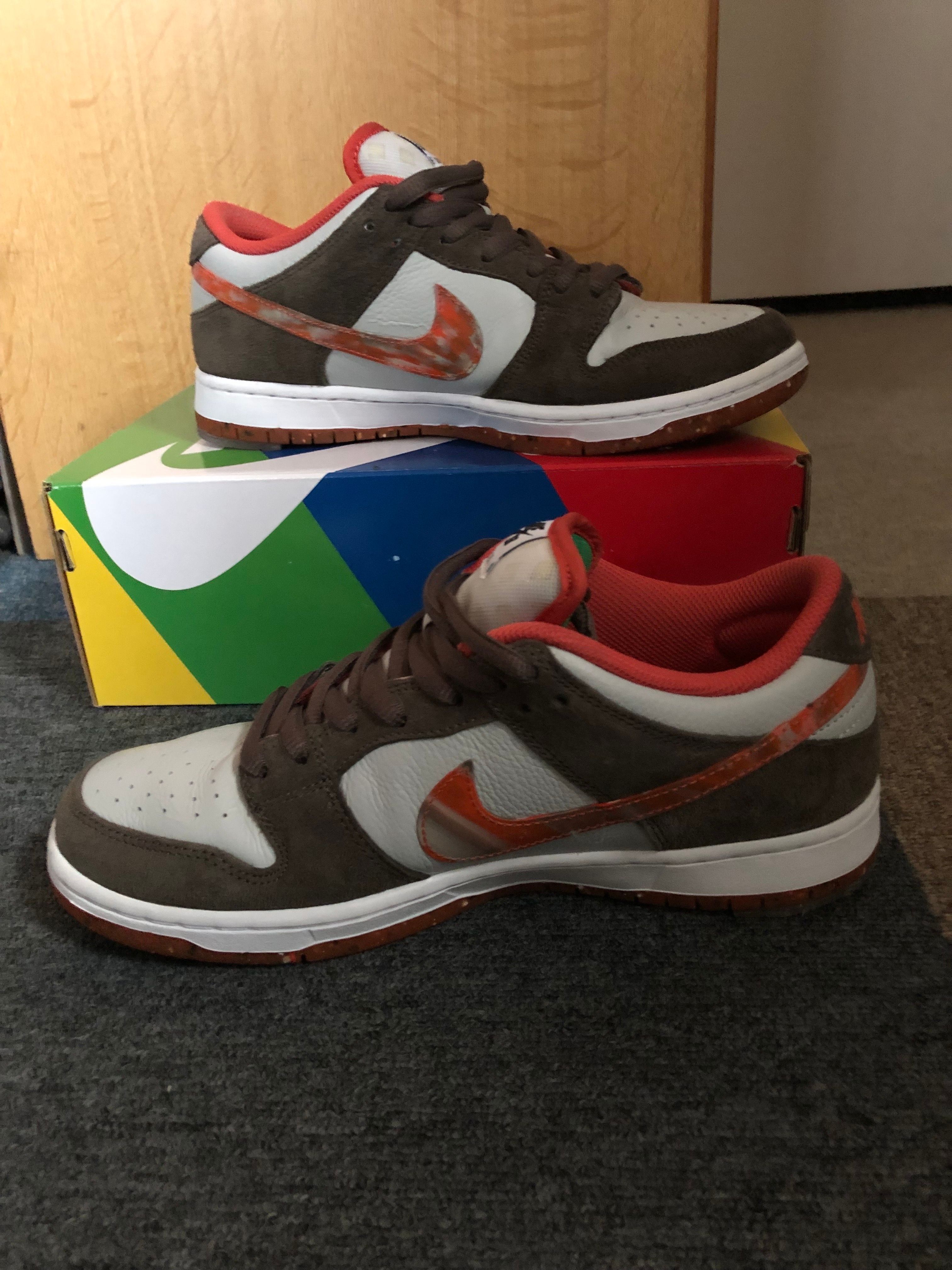 Crushed Skate Shop × Nike SB Dunk Low QS "Olive Grey/Mantra Orange"