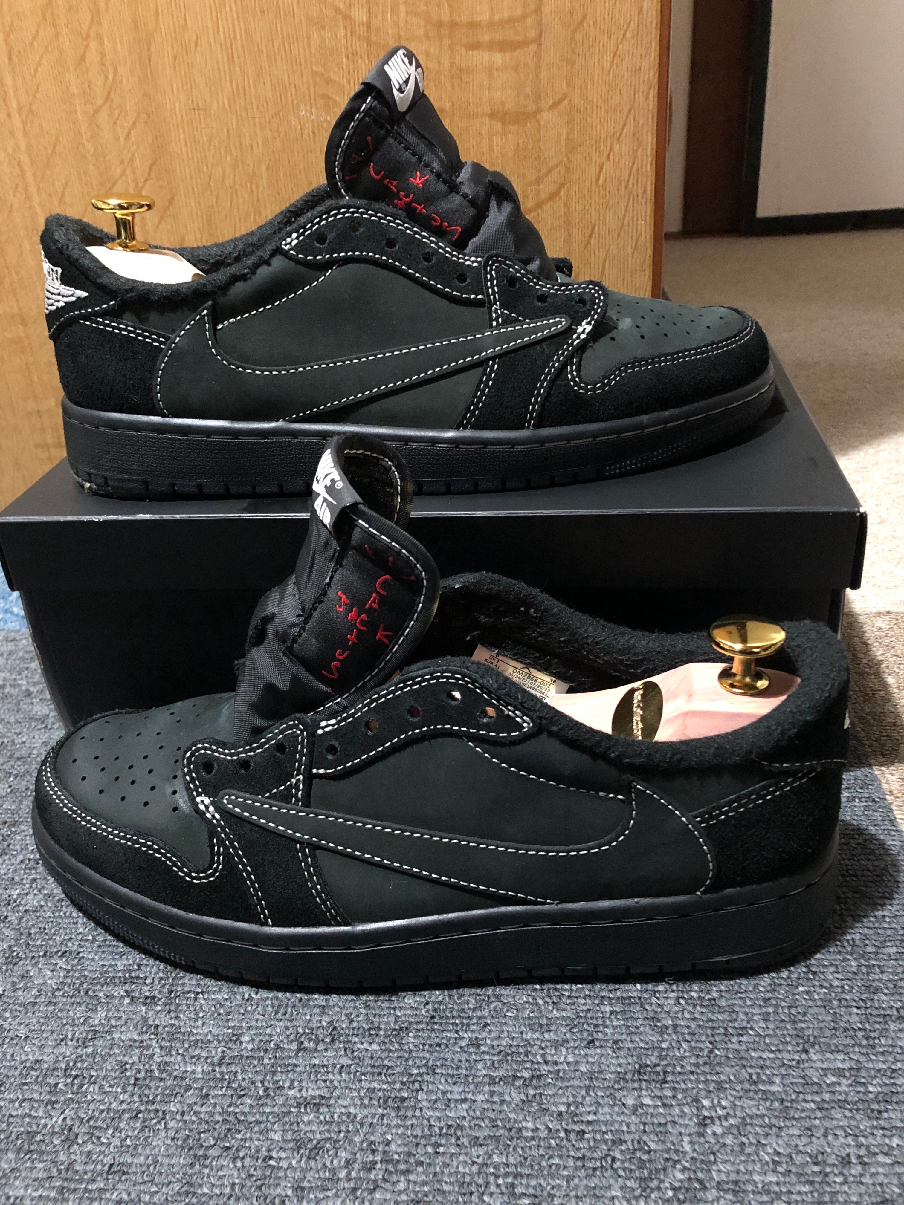 Travis Scott × Nike Air Jordan 1 Low OG SP "Black Phantom"