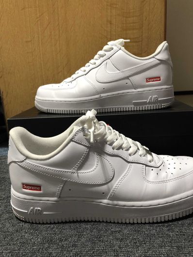 Supreme × Nike Air Force 1 Low "White"