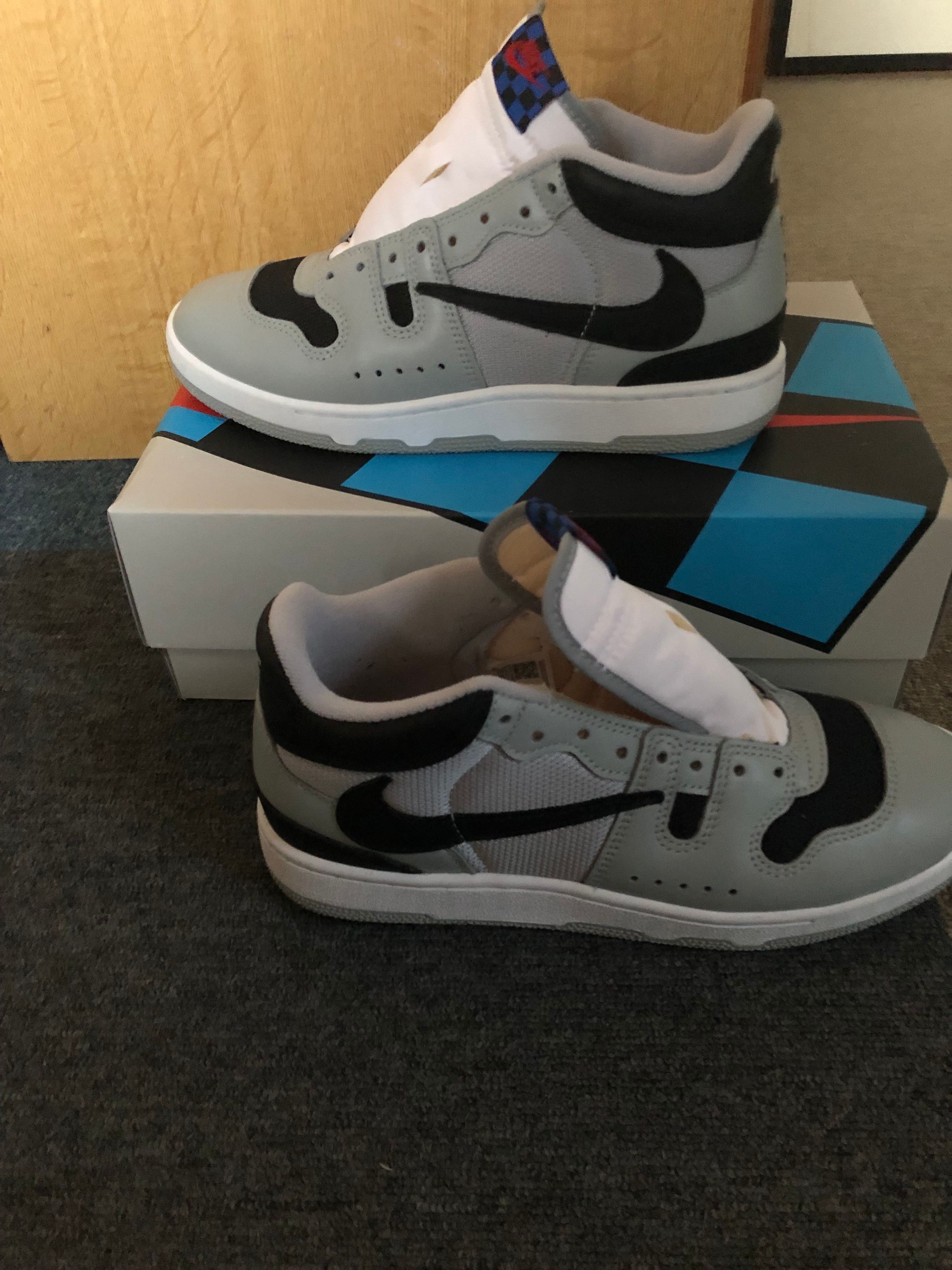 Travis Scott Cactus Jack × Nike Attack (Mac Attack) "Light Smoke Grey"