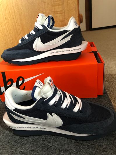 Fragment × sacai × Nike LD Waffle "Blackended Blue"