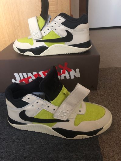 Travis Scott × Nike Jordan Jumpman Jack TR CJ1 T-Rexx "Bright Cactus"