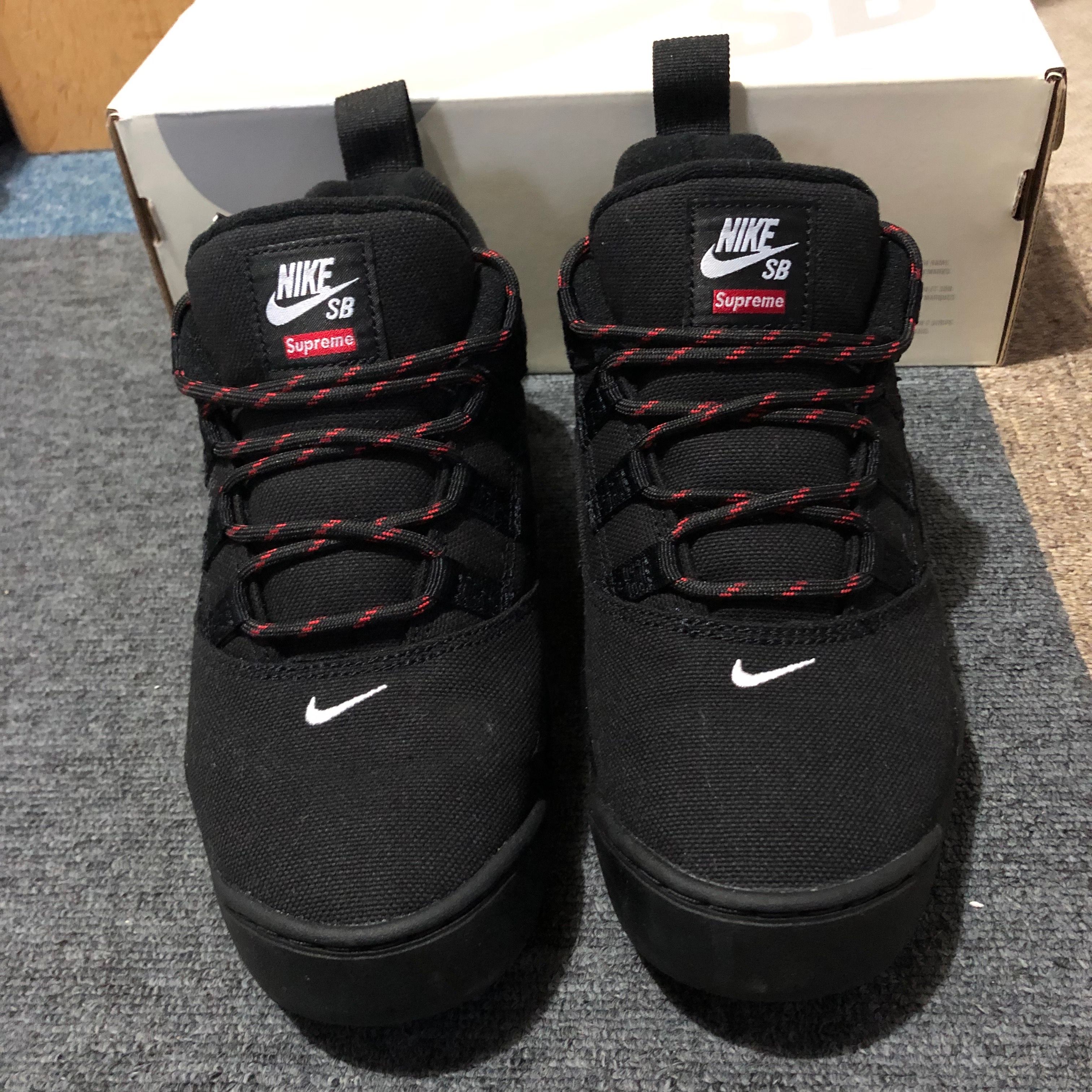 Supreme × Nike SB Darwin Low "Black"