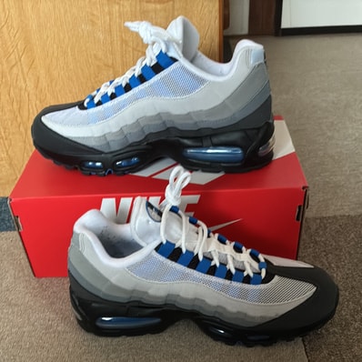 Nike Air Max 95 OG Big Bubble "Cool Grey/Blue Spark"
