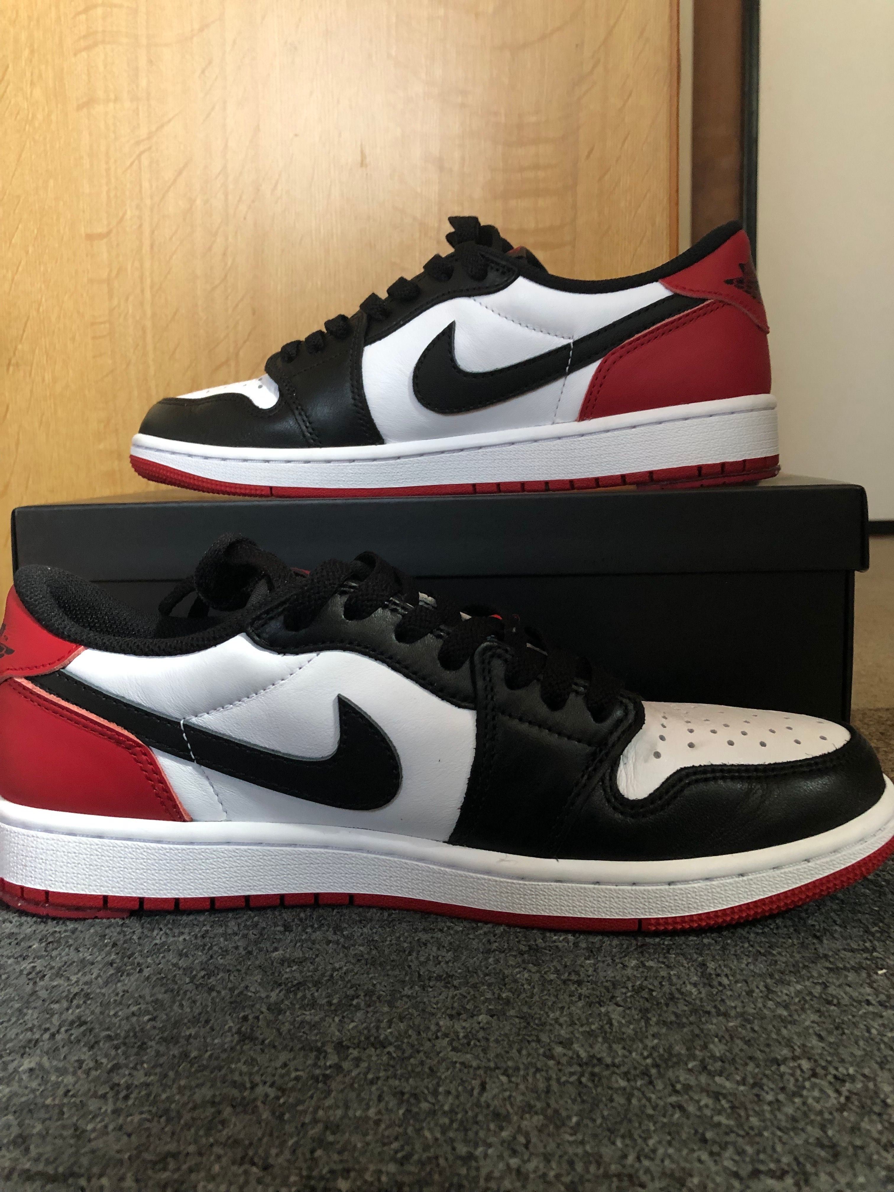 Nike Air Jordan 1 Retro Low OG "Black Toe"