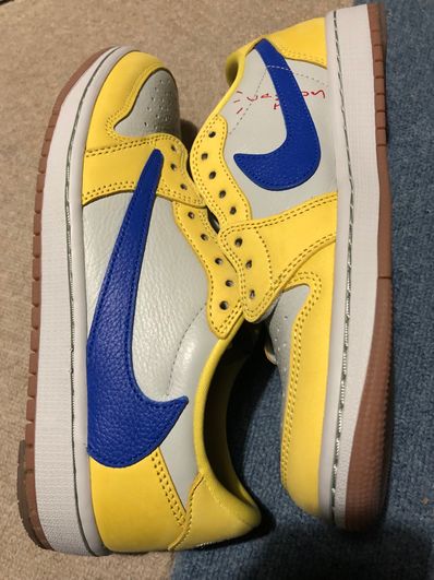Travis Scott × Nike Women's Air Jordan 1 Retro Low OG "Canary"