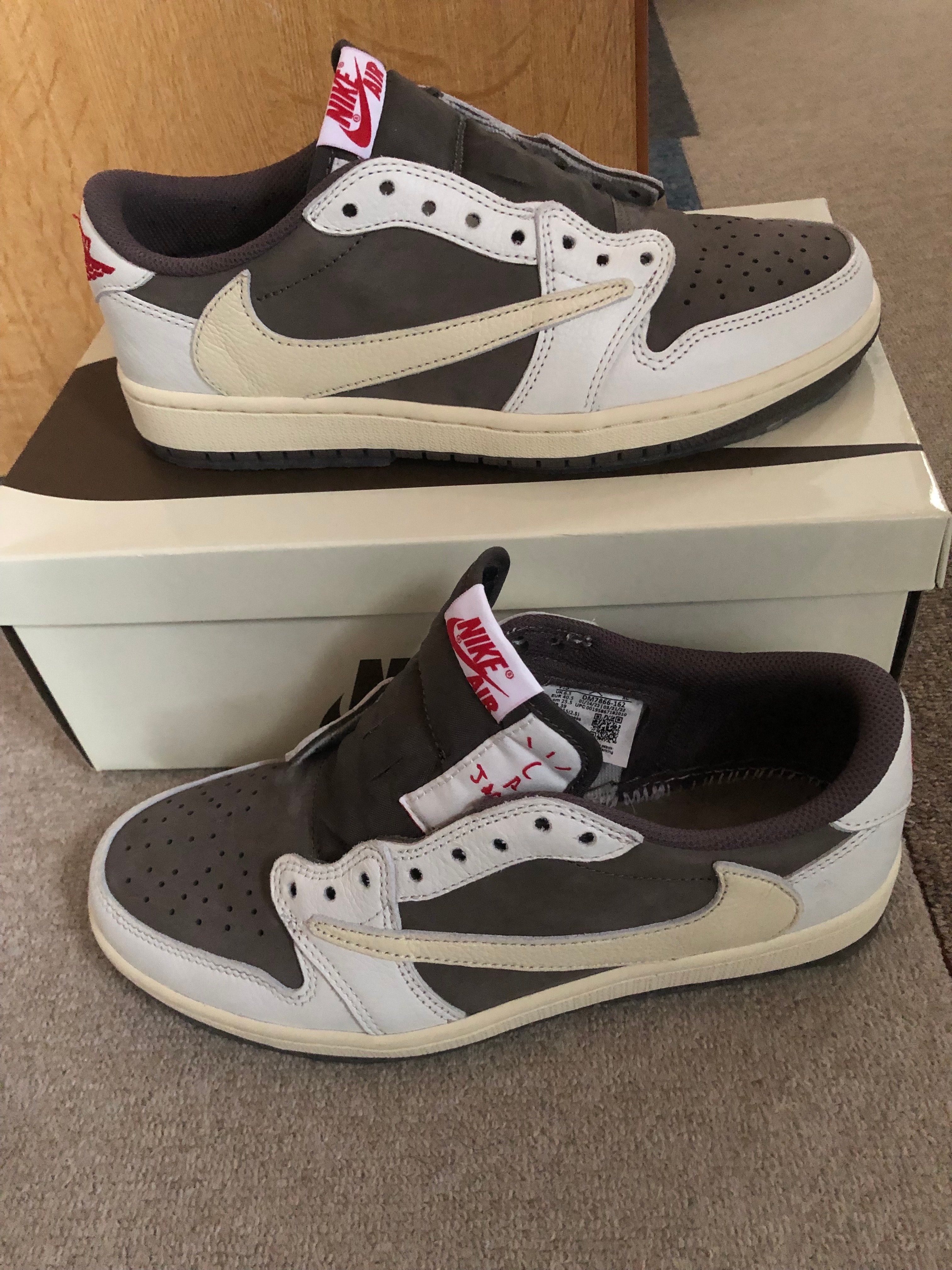 Travis Scott × Nike Air Jordan 1 Low OG SP "Reverse Mocha/Sail and Ridgerock"