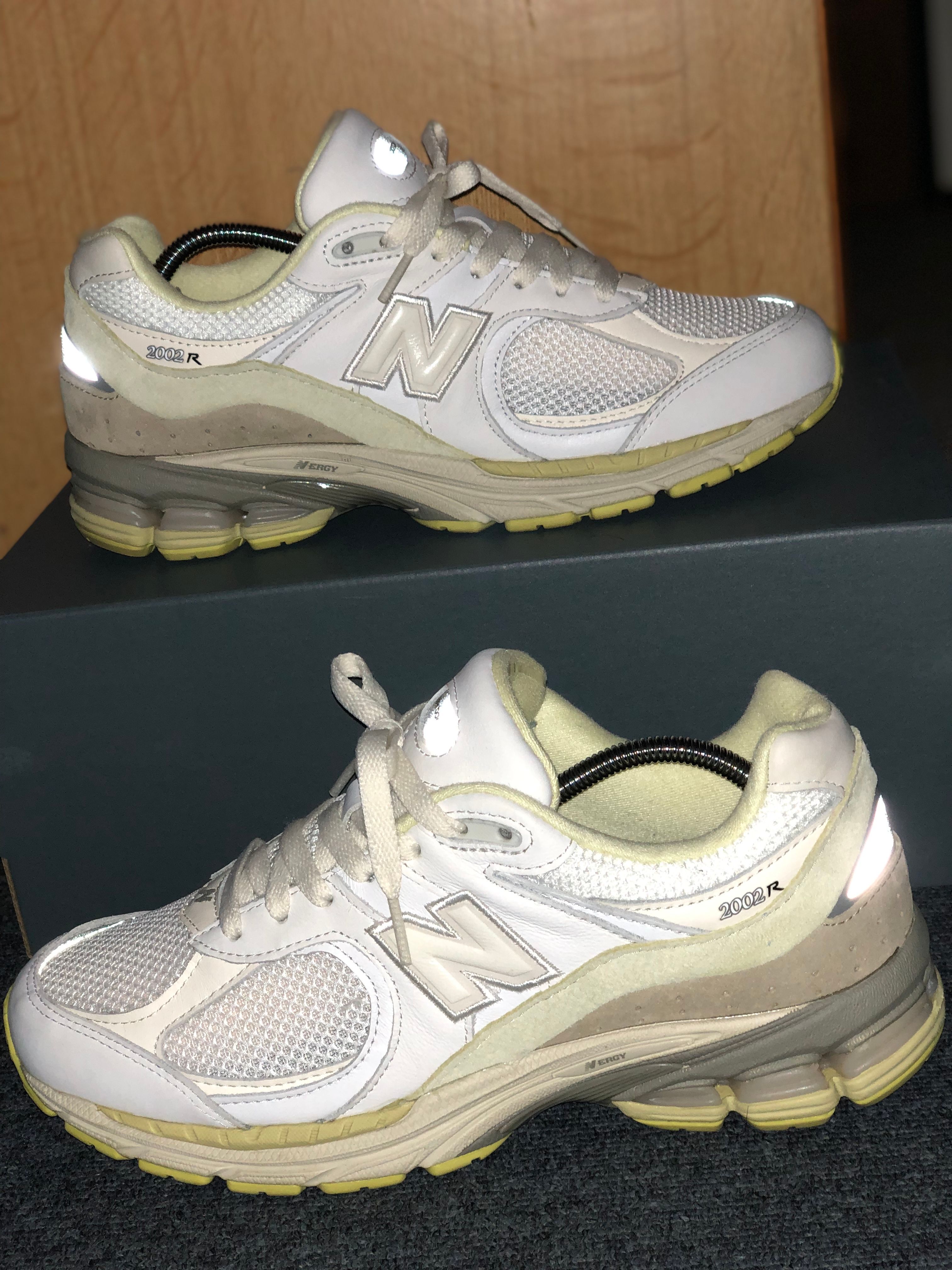 AURALEE × New Balance 2002R "White"