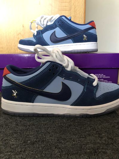 Why So Sad? × Nike SB Dunk Low "Coastal Blue/Speed Yellow-University Red"