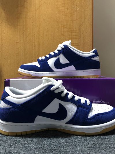 Nike SB Dunk Low "Los Angeles Dodgers/Deep Royal Blue"