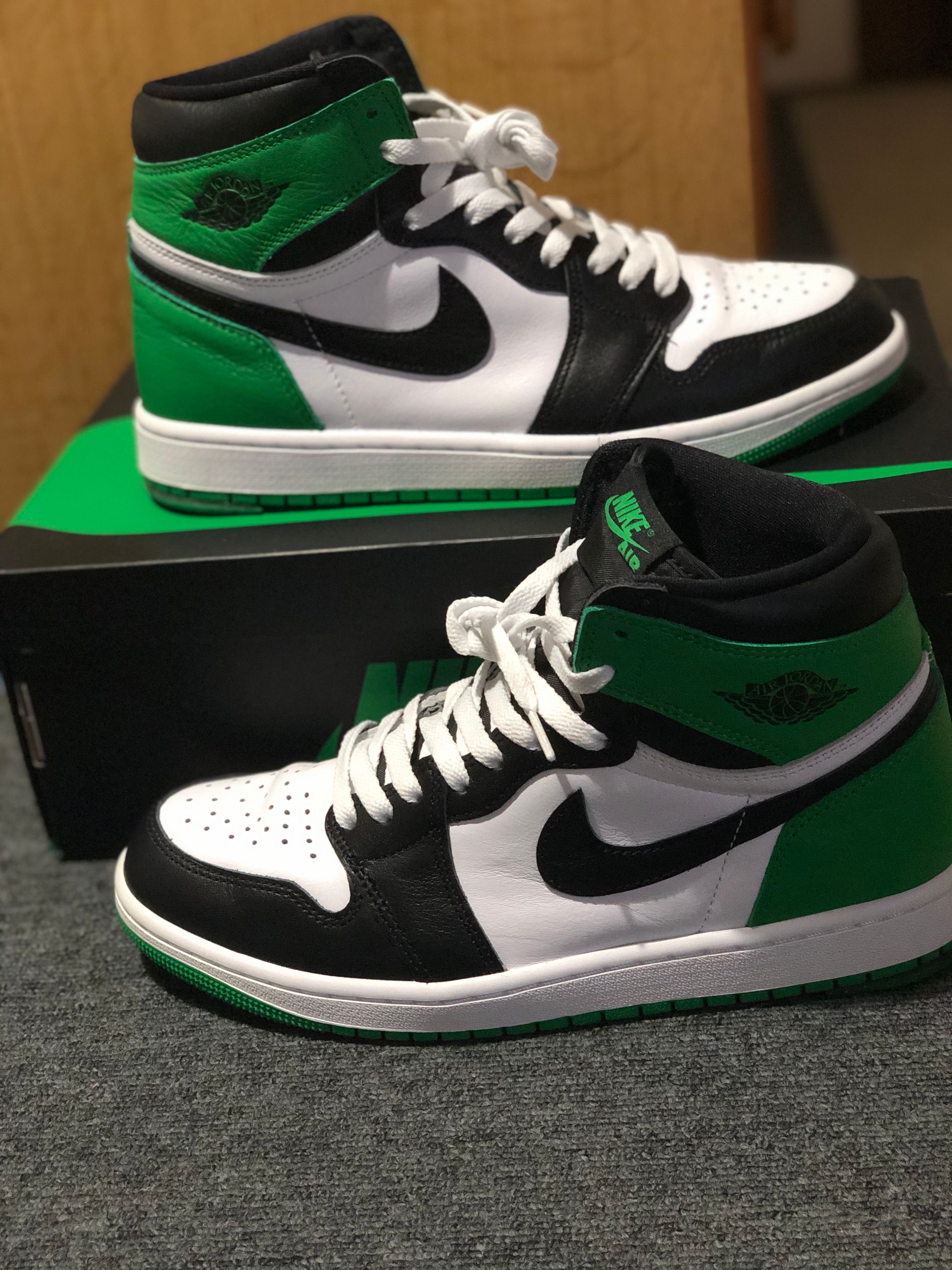Nike Air Jordan 1 Retro High OG "Celtics/Black and Lucky Green" (2023)