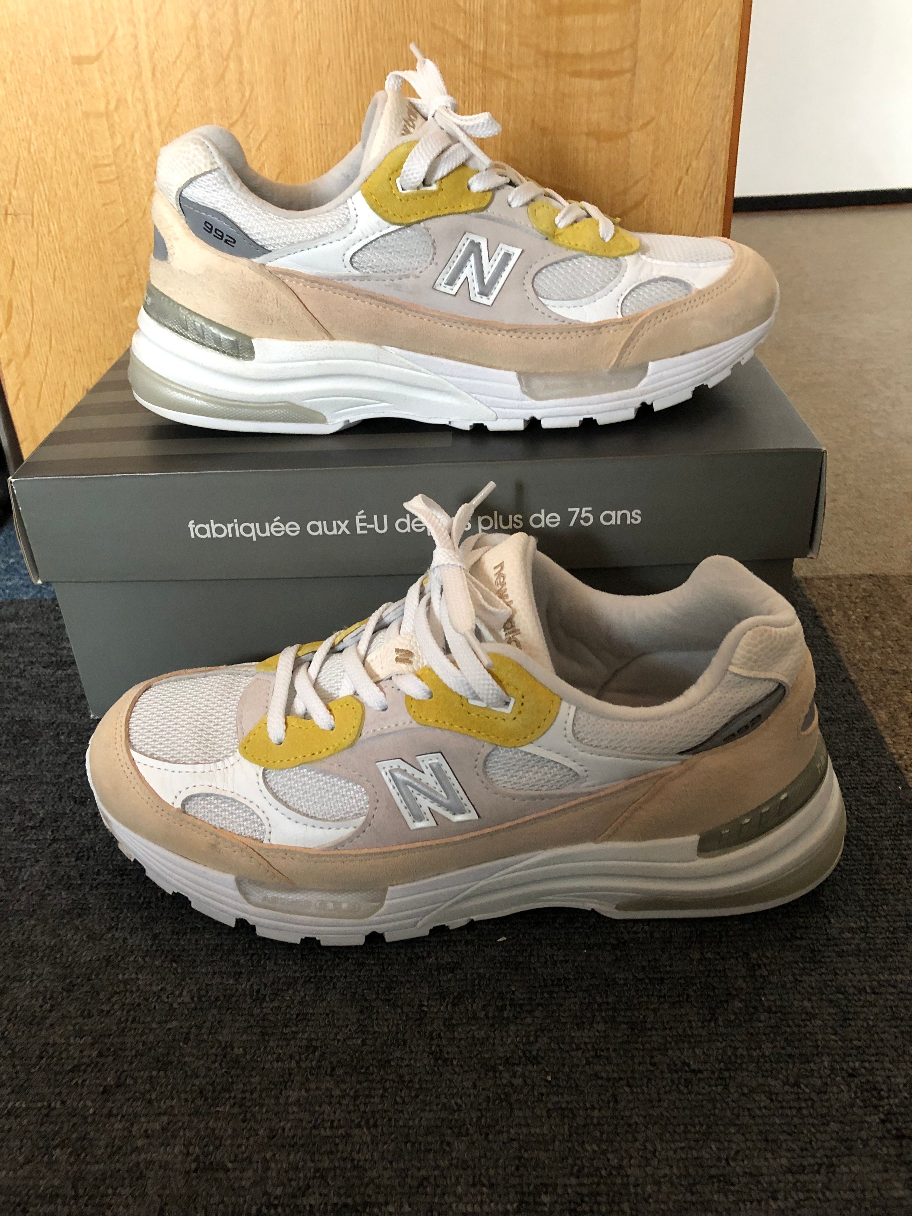 Paperboy × New Balance 992 "Fried Egg"