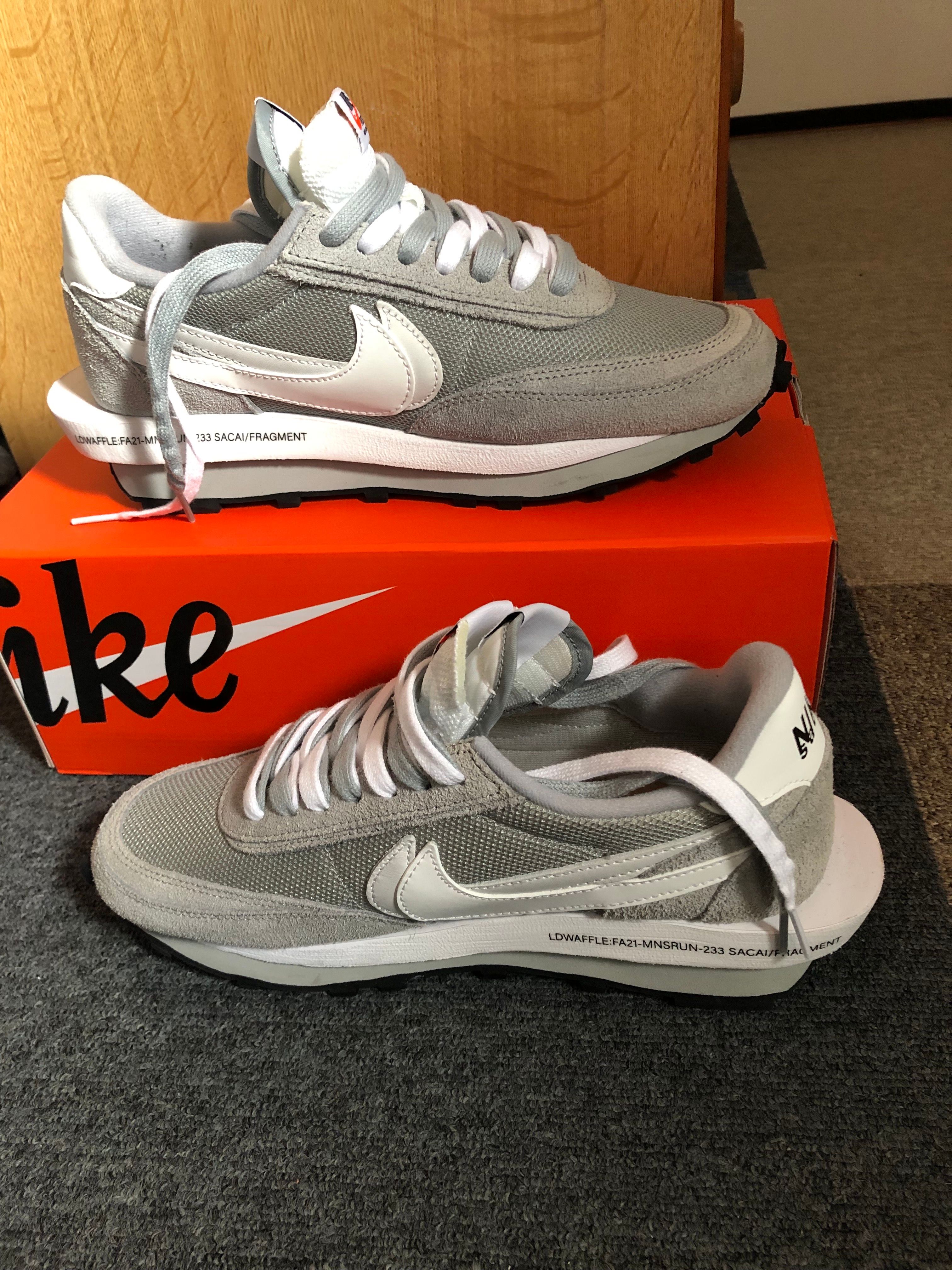 Fragment × sacai × Nike LD Waffle "Light Smoke Grey"