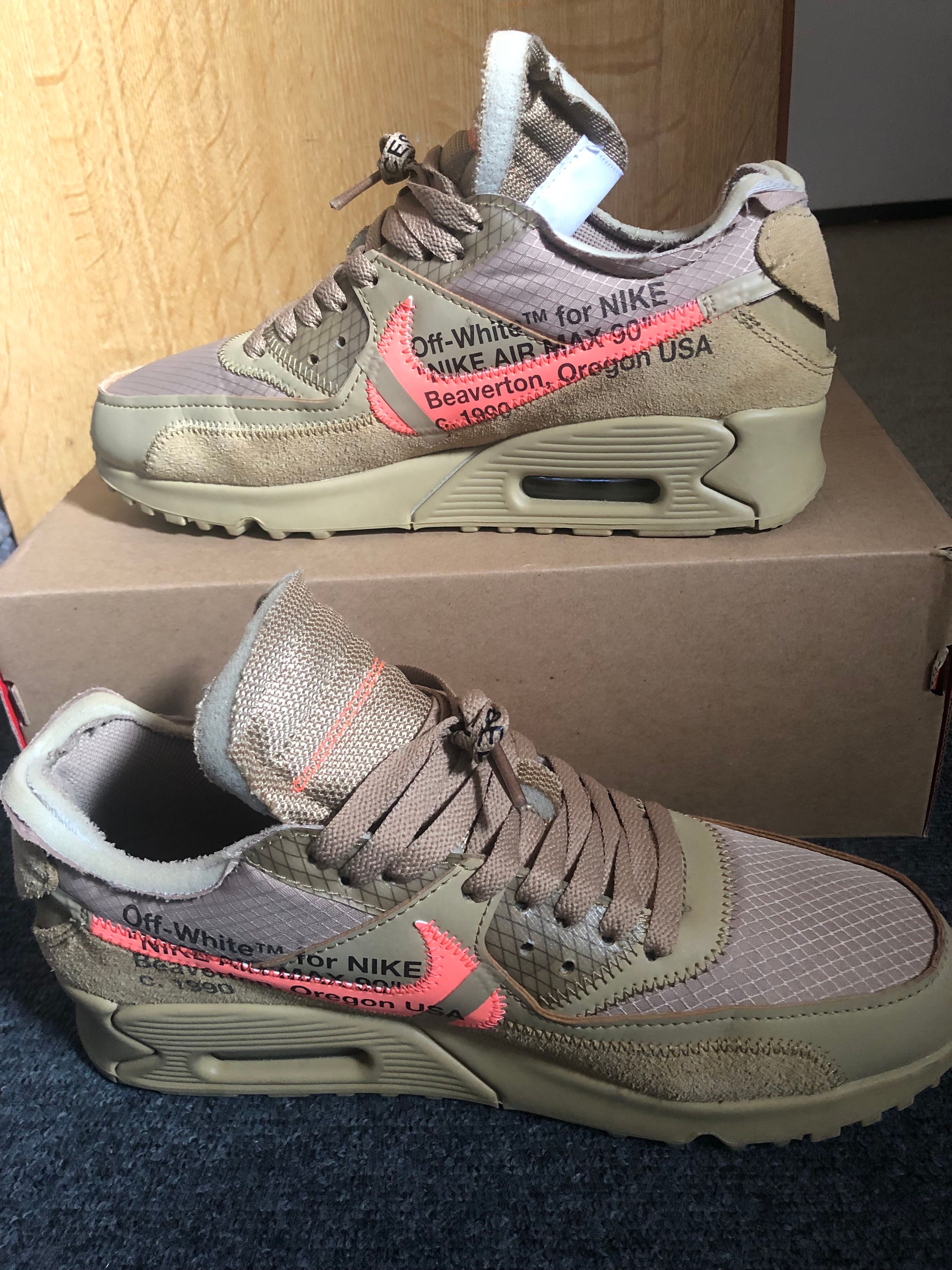Off-White × Nike Air Max 90 "Desert Ore"