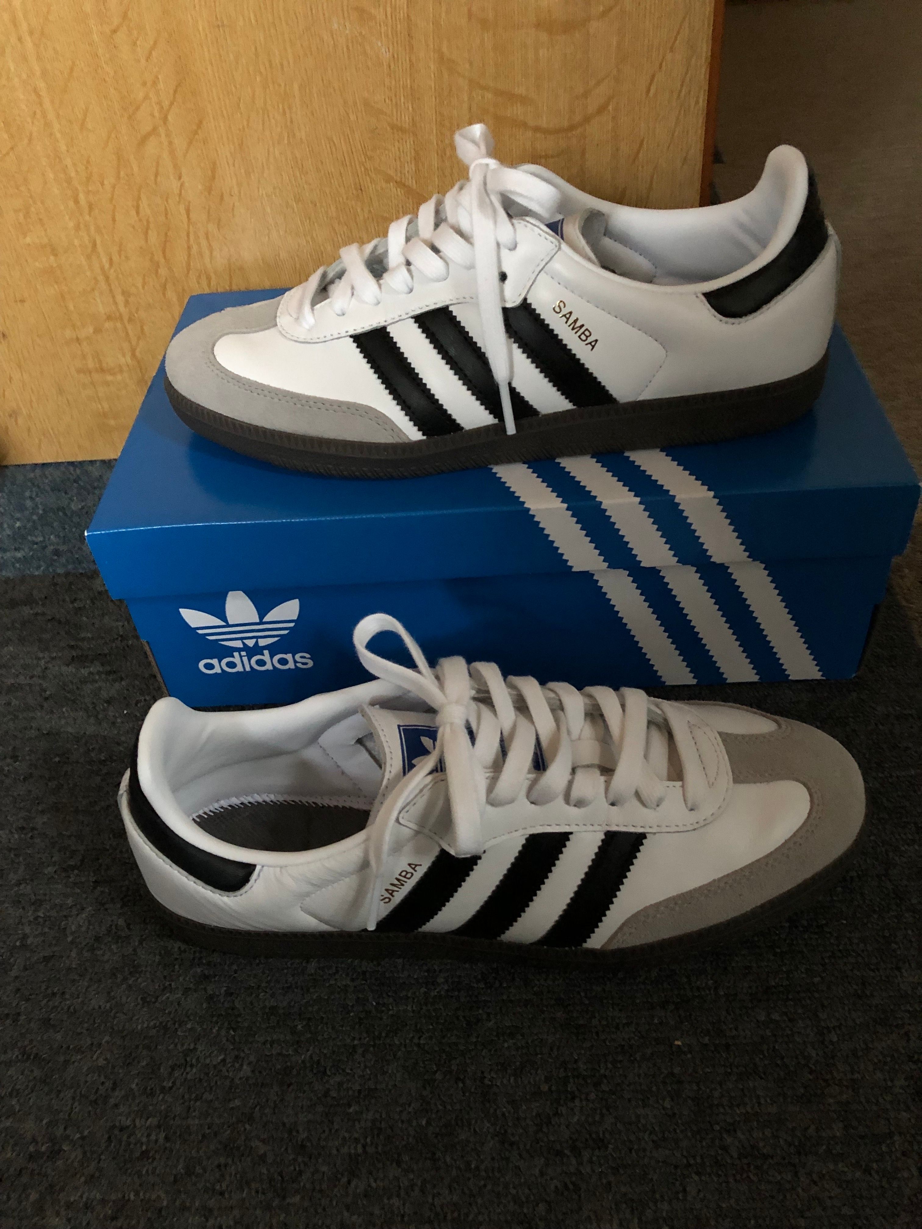 adidas Samba OG "Cloud White/Core Black/Clear Granite"