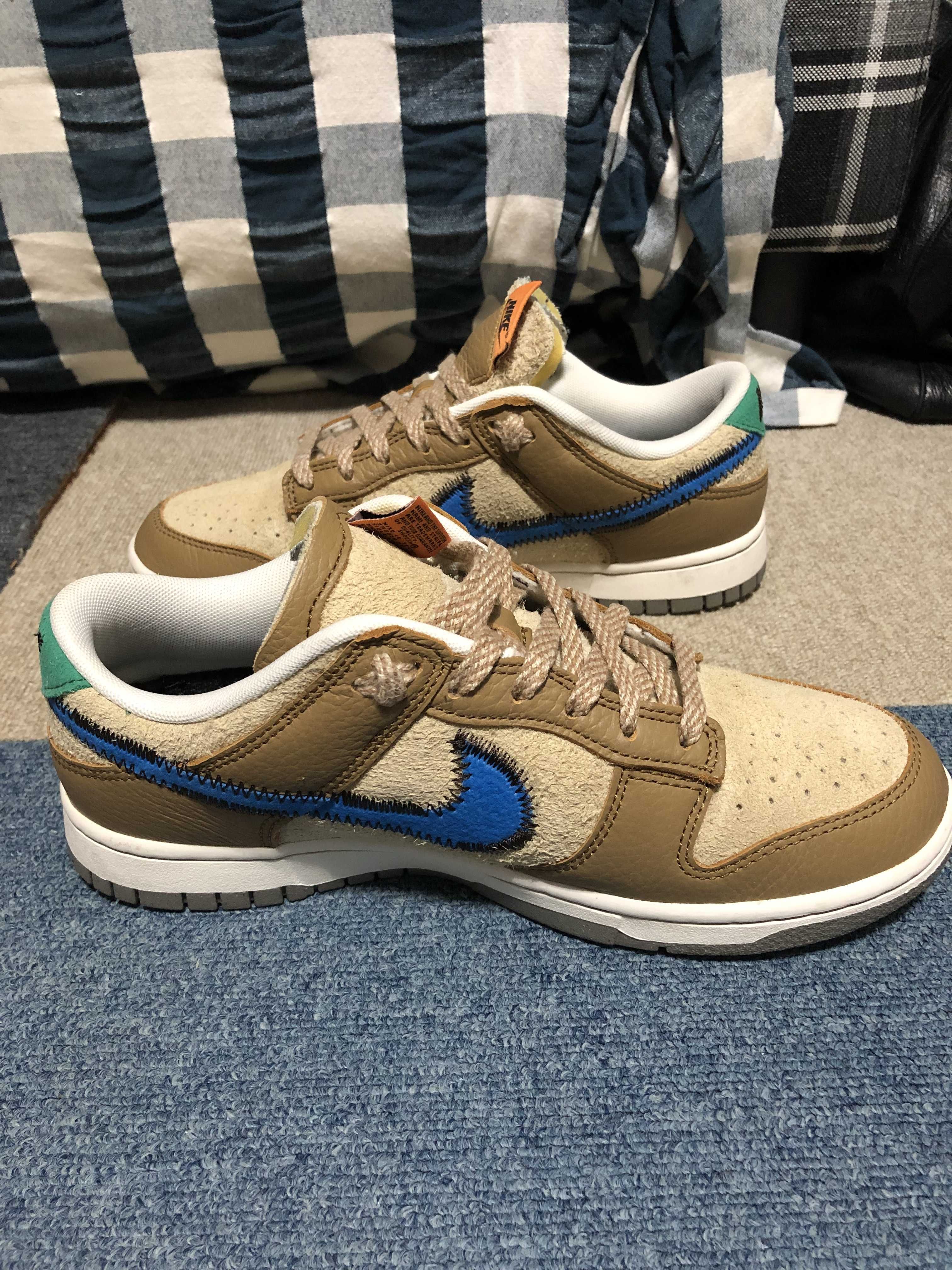 size? × Nike Dunk Low "Dark Driftwood/Photo BlueRattan"