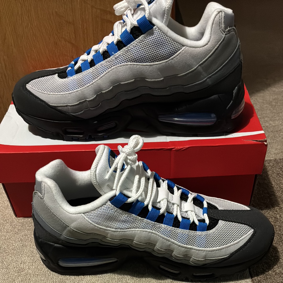 Nike Air Max 95 OG Big Bubble "Cool Grey/Blue Spark"