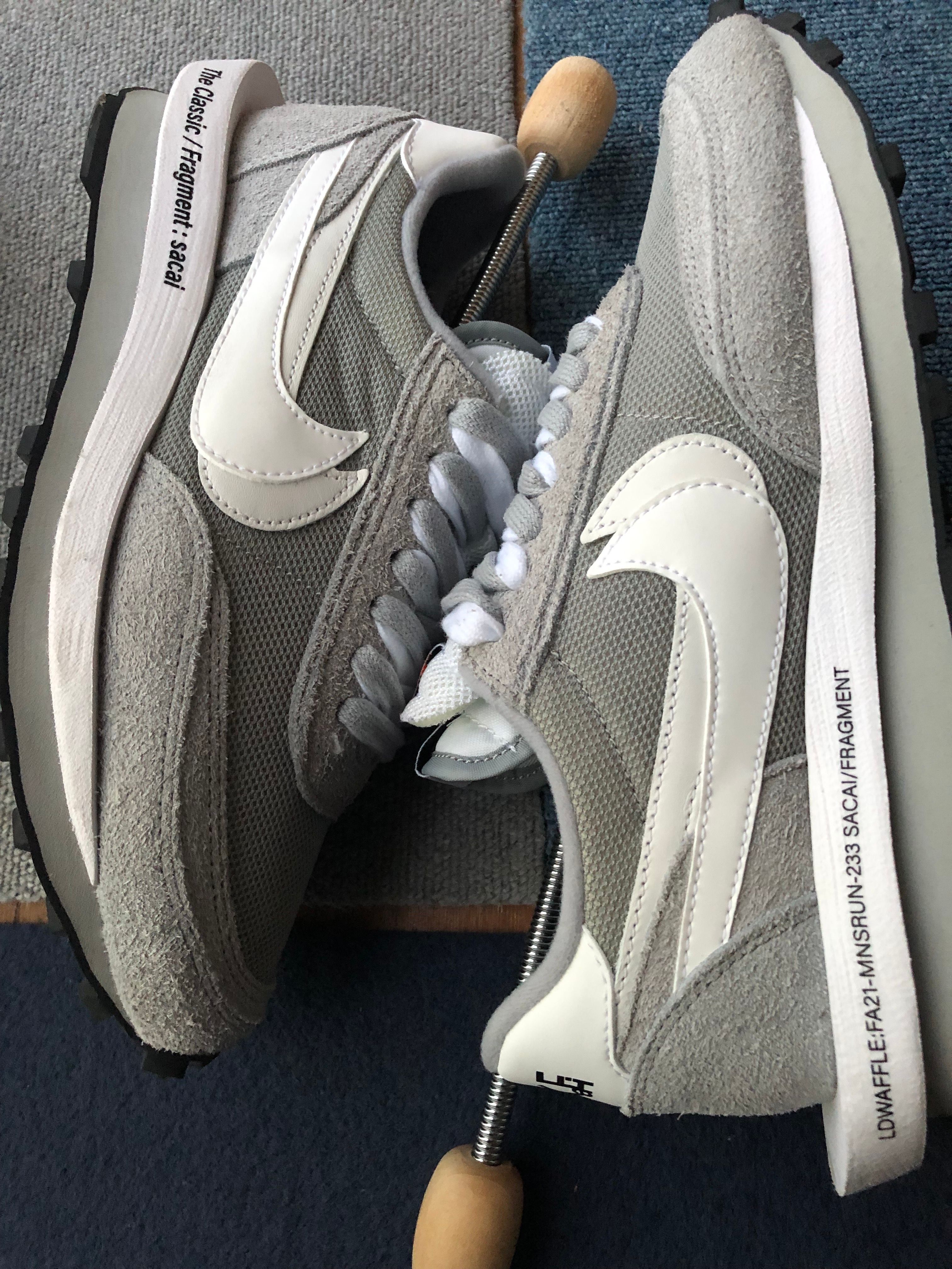 Fragment × sacai × Nike LD Waffle "Light Smoke Grey"