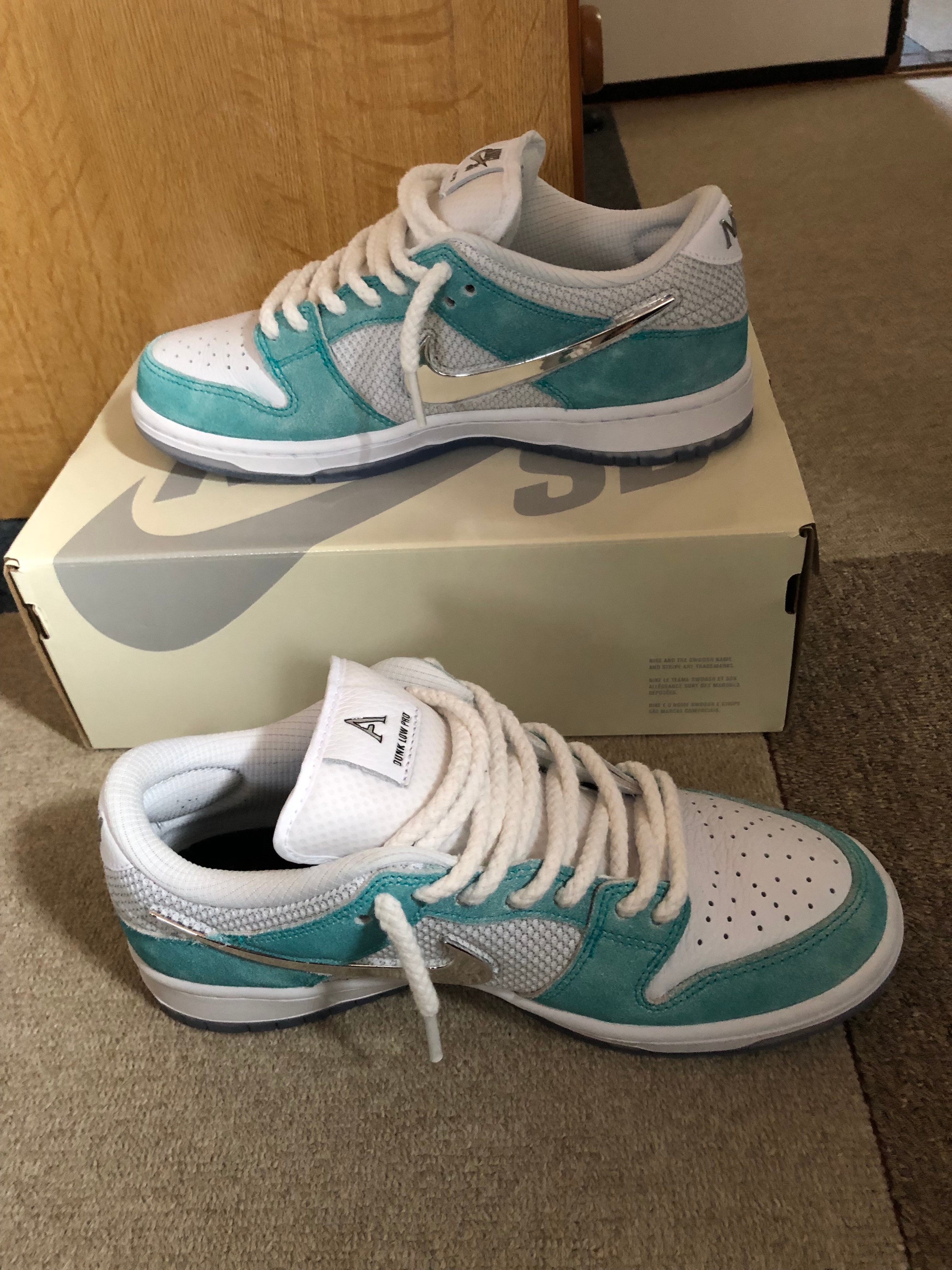 APRIL SKATEBOARDS × Nike SB Dunk Low Pro QS "White and Multi-Color"