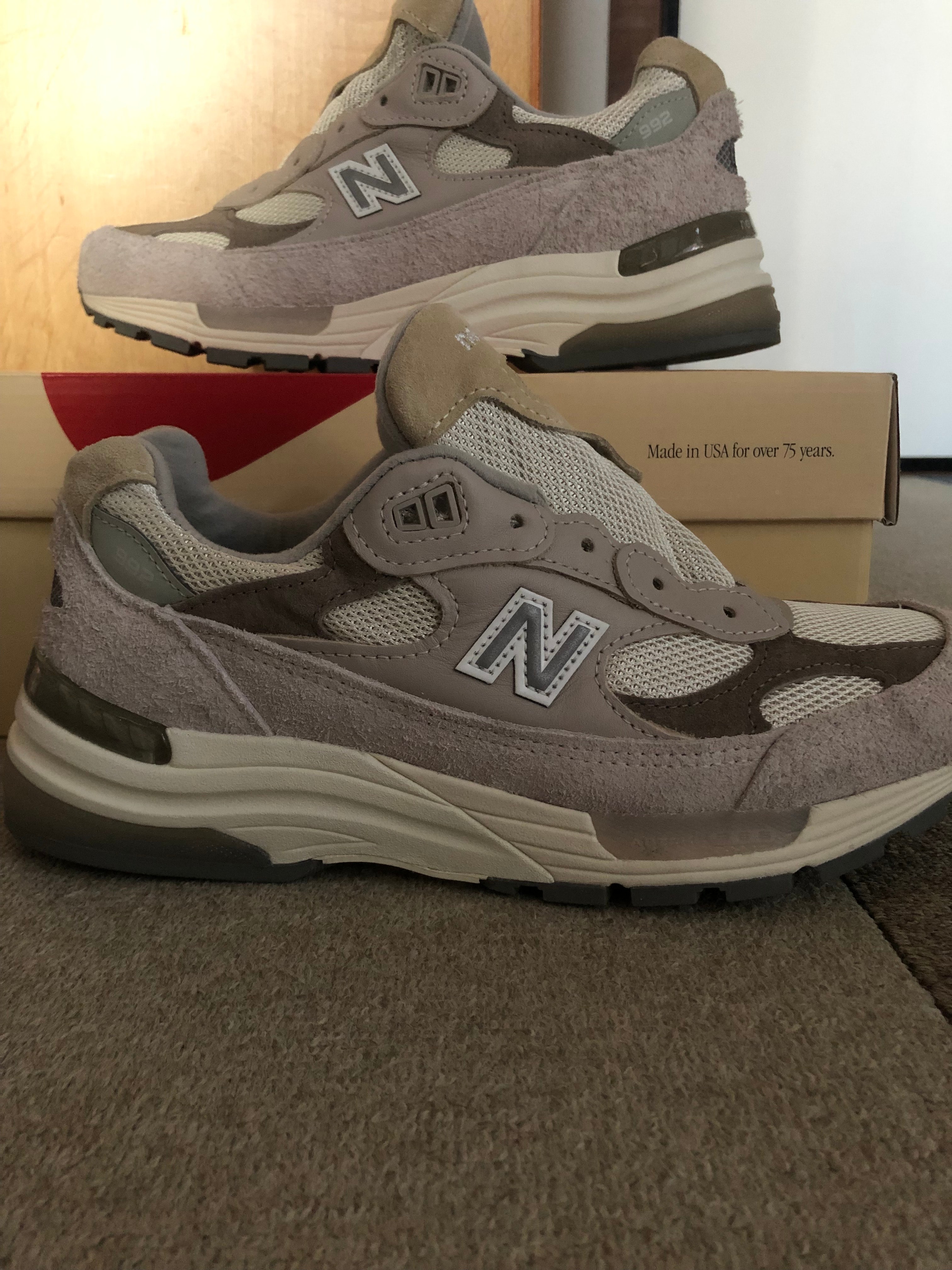 New Balance 992 "Moonrock/Mushroom"