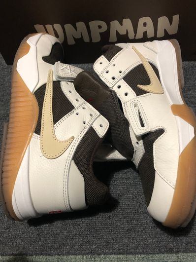 Travis Scott × Nike Jordan Jumpman Jack TR "Sail and Dark Mocha"