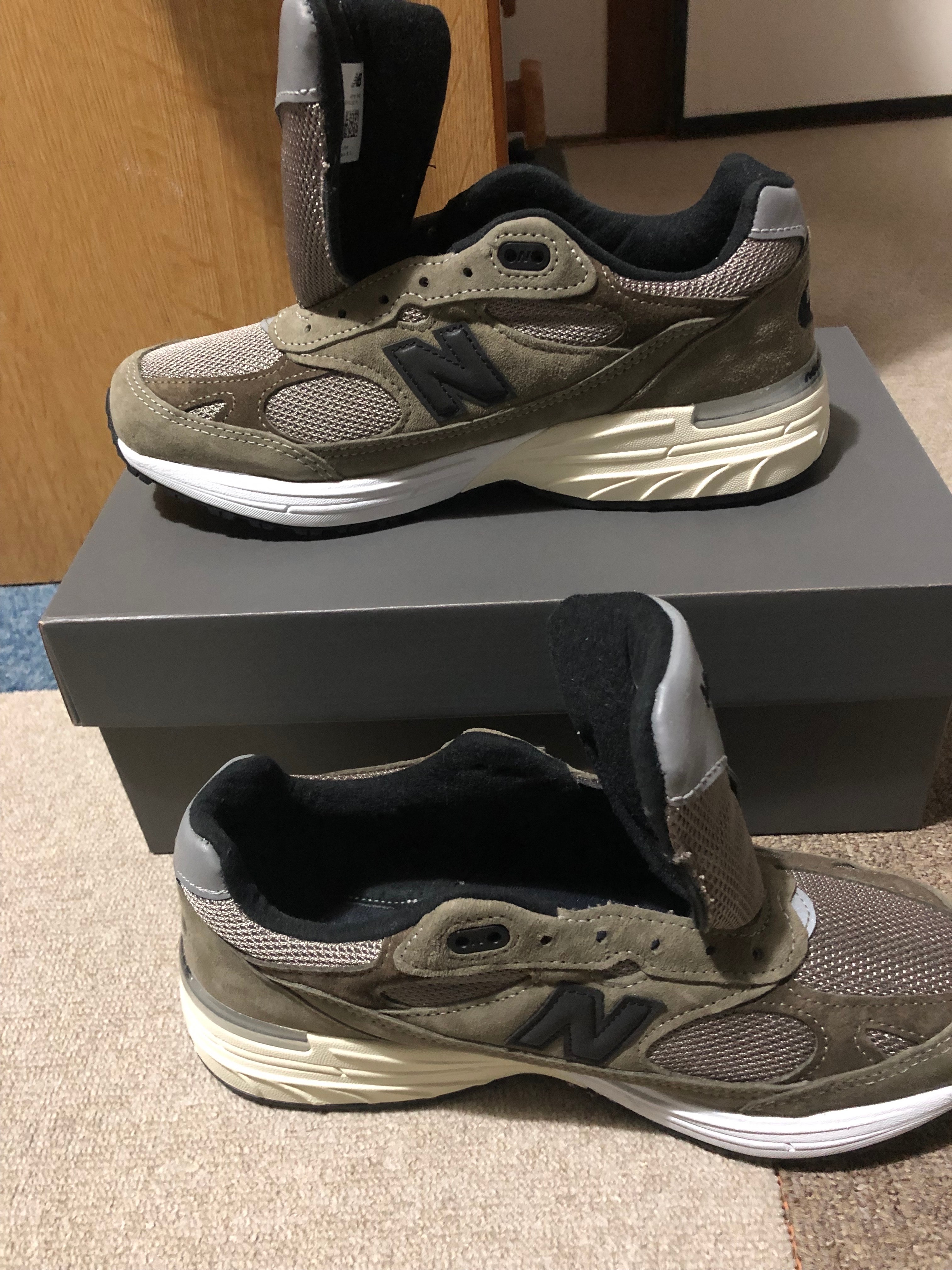 JJJJound × New Balance 993 "Mushroom/White"