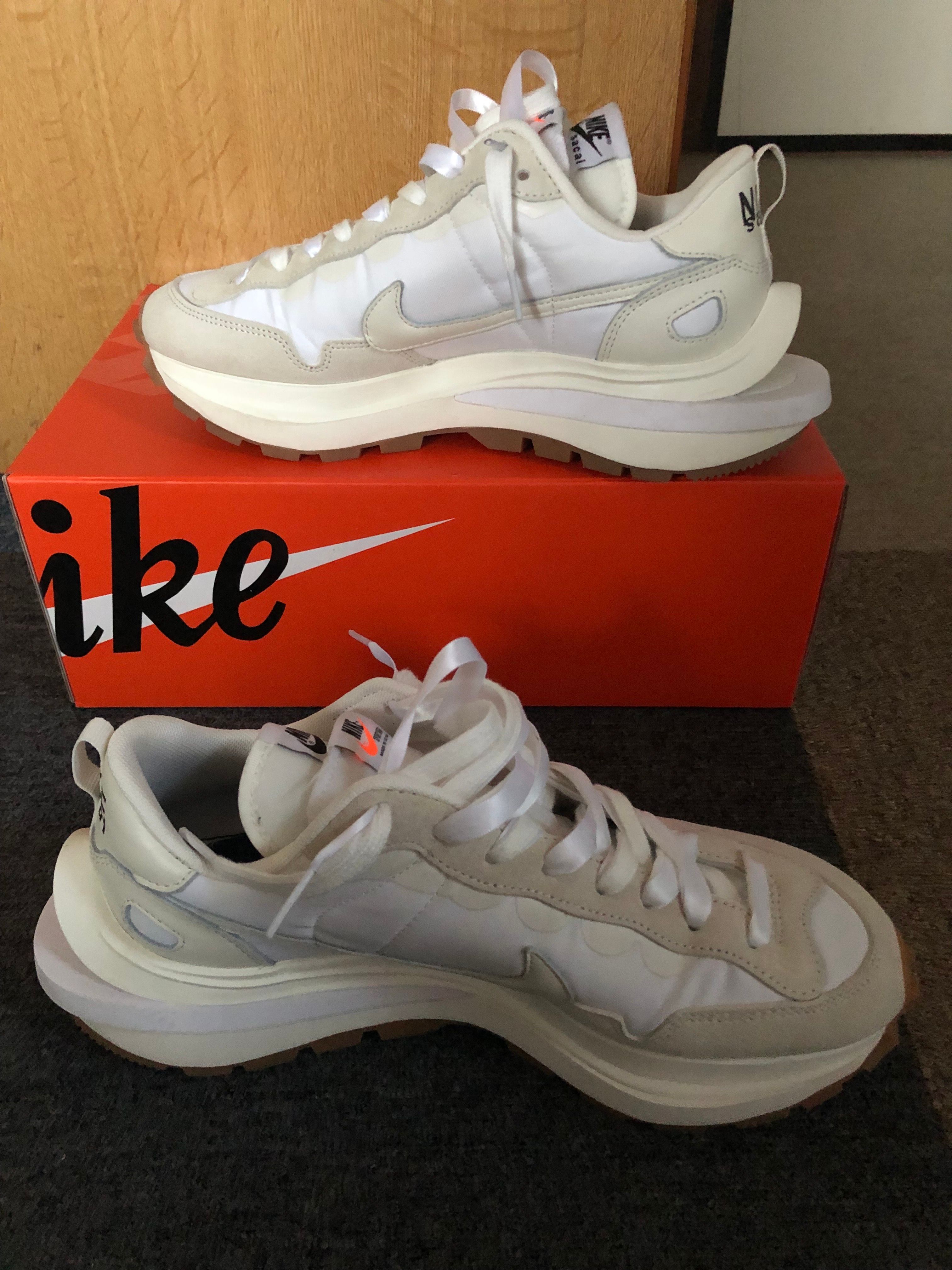 sacai × Nike Vapor Waffle "White Gum"