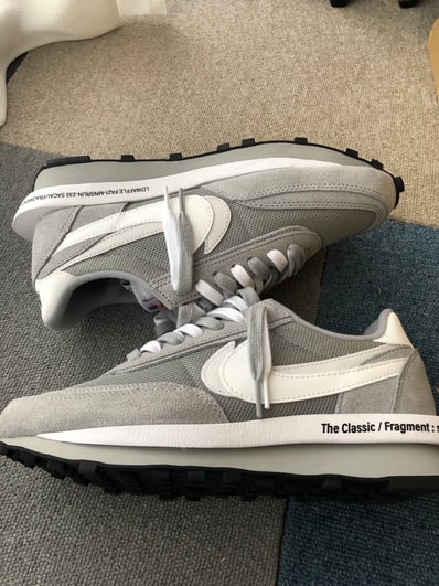 Fragment × sacai × Nike LD Waffle "Light Smoke Grey"