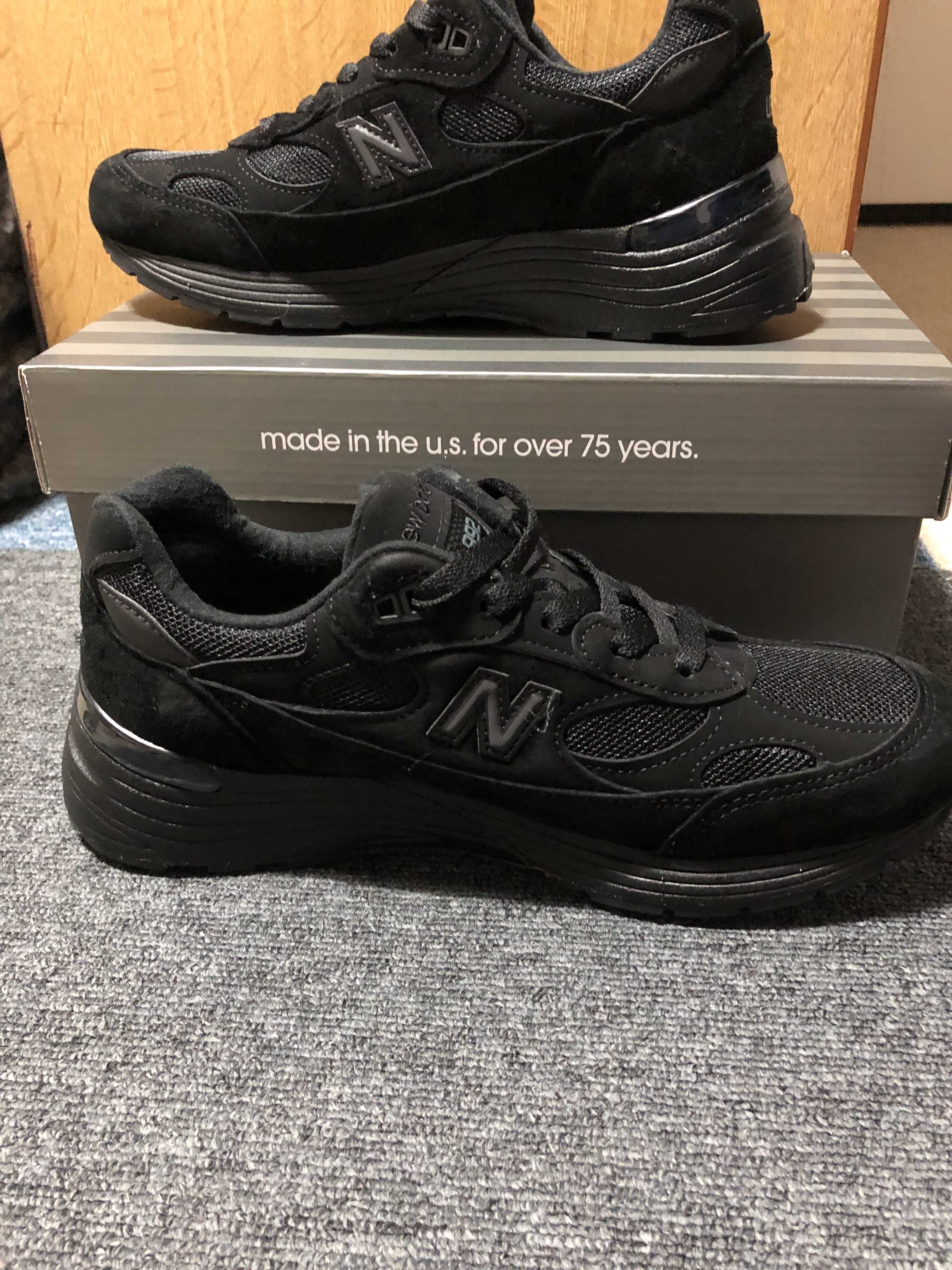 New Balance 992 "Triple Black"