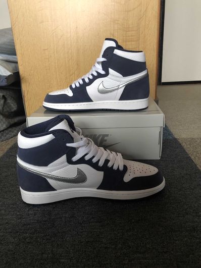 Nike Air Jordan 1 High OG CO.JP "White/Midnight Navy" (2020)(ブリーフケースなし)