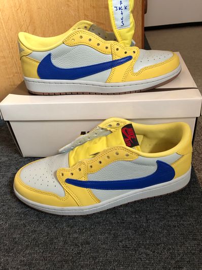 Travis Scott × Nike Women's Air Jordan 1 Retro Low OG "Canary"