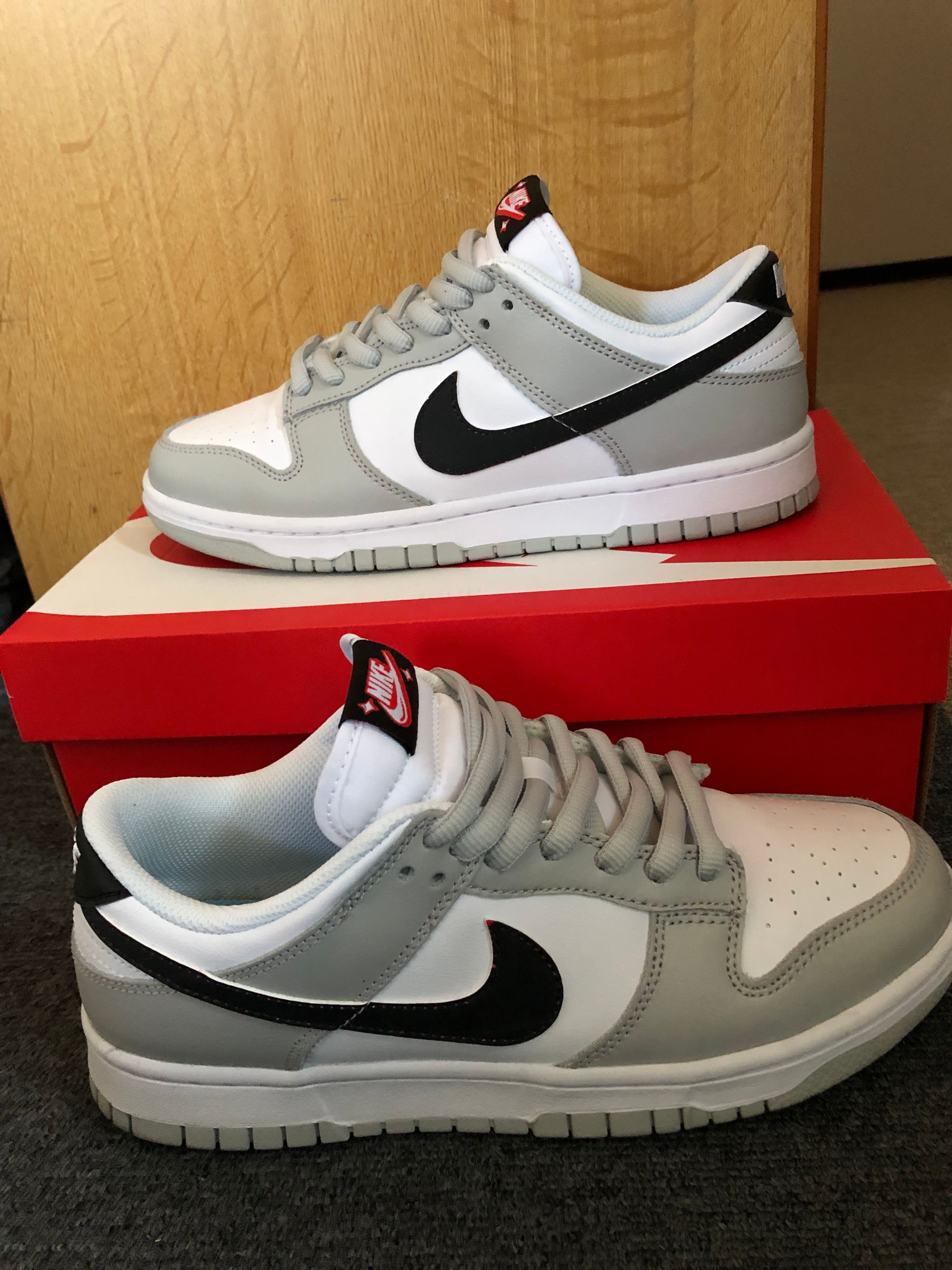 Nike Dunk Low SE Lottery "Grey Fog/Light Crimson"