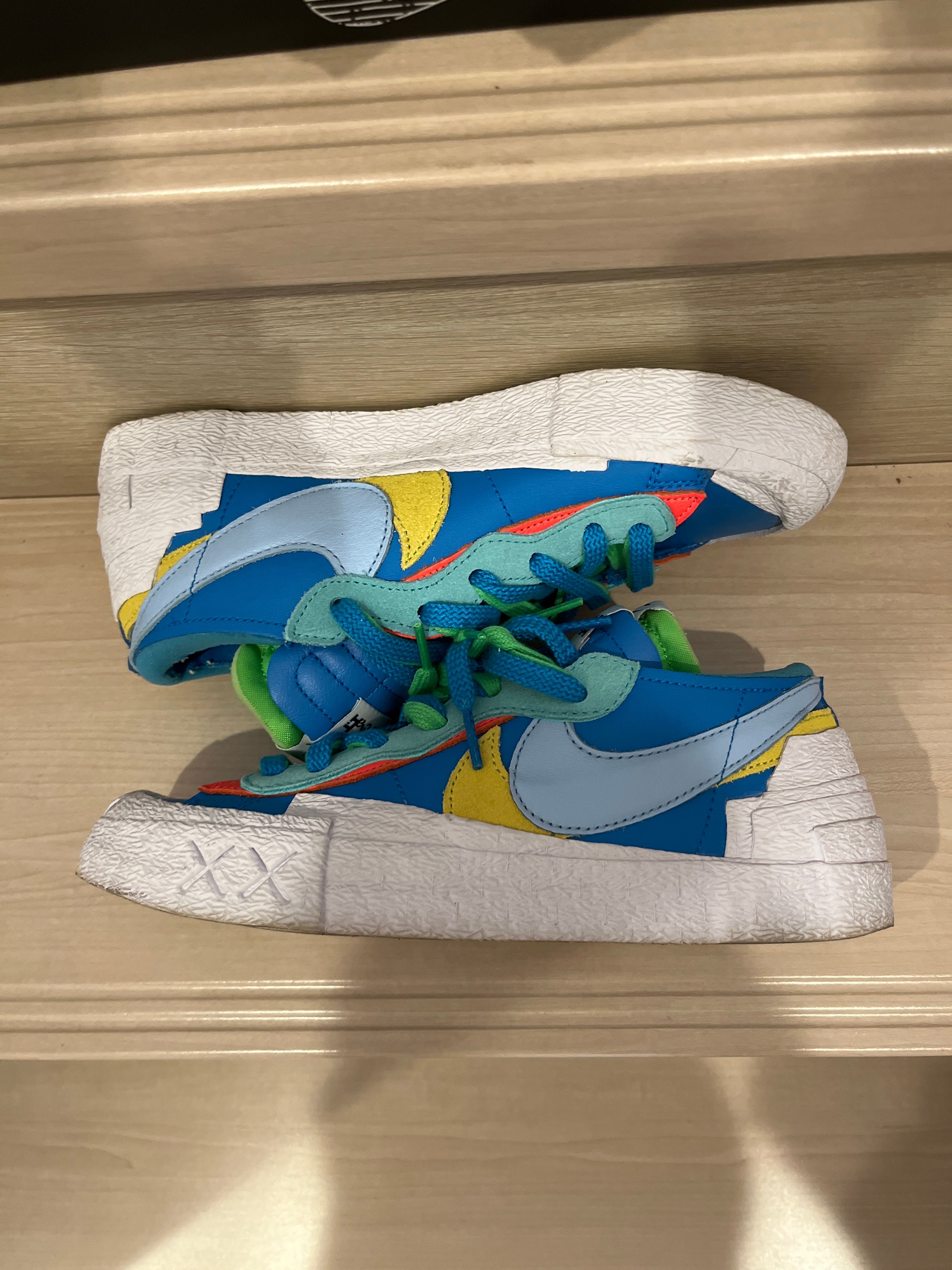 KAWS × sacai × Nike Blazer Low "Neptune Blue"