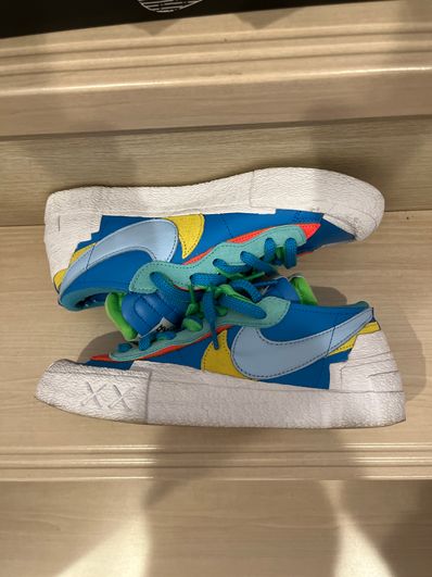 KAWS × sacai × Nike Blazer Low "Neptune Blue"
