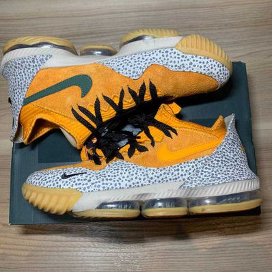 atmos × Nike LeBron 16 Low "Safari" (CD9471-800/CI3358-800)