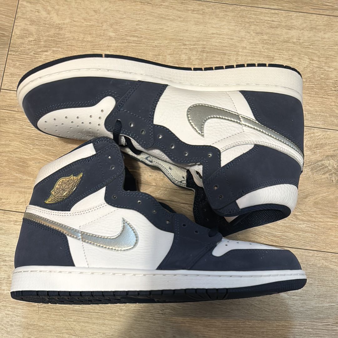 Nike Air Jordan 1 High OG CO.JP "White/Midnight Navy" (2020)(ブリーフケースなし)