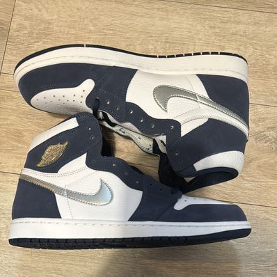 Nike Air Jordan 1 High OG CO.JP "White/Midnight Navy" (2020)(ブリーフケースなし)