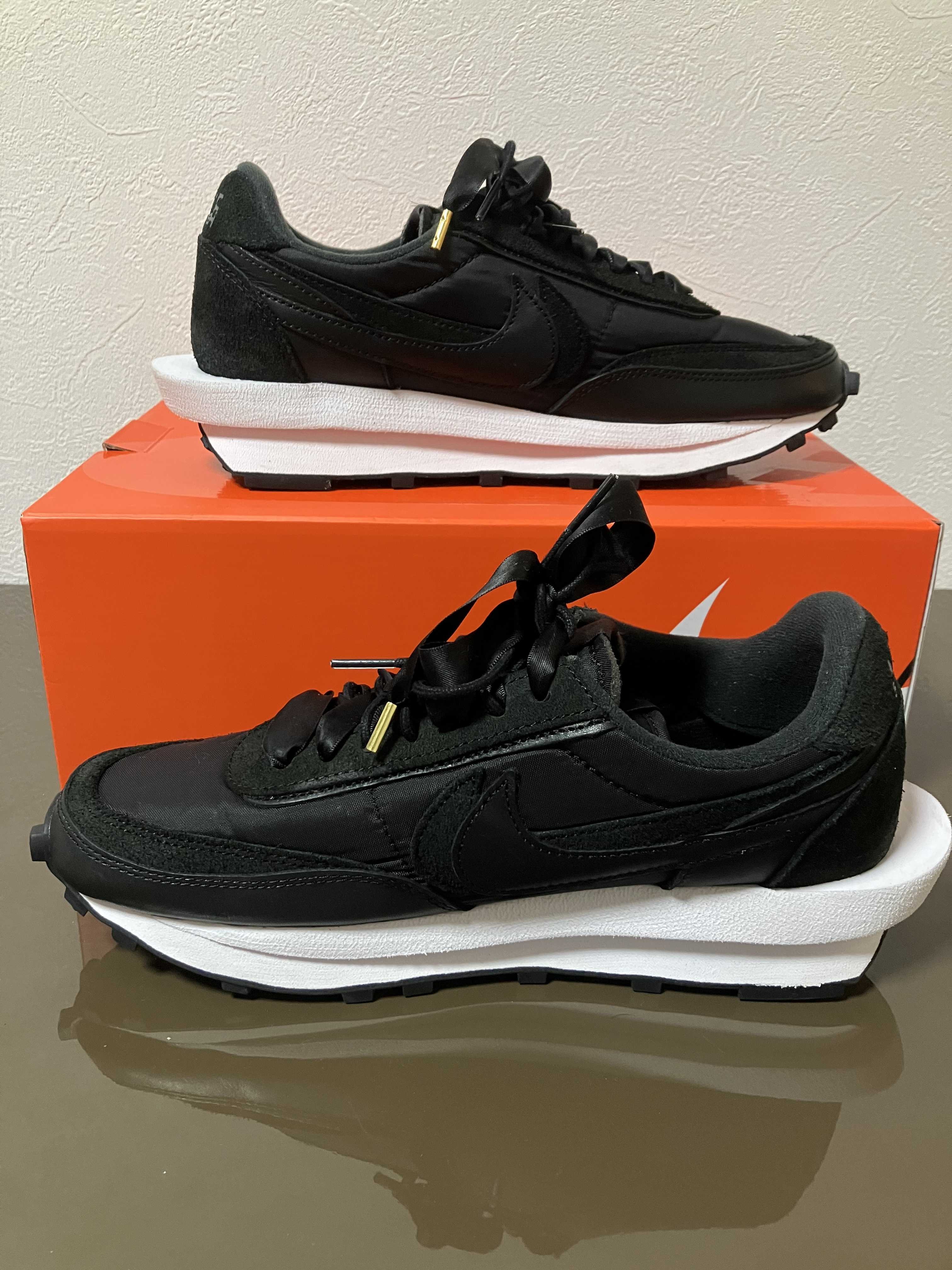 sacai × Nike LDV Waffle "Triple Black"