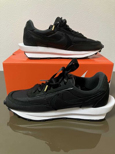 sacai × Nike LDV Waffle "Triple Black"