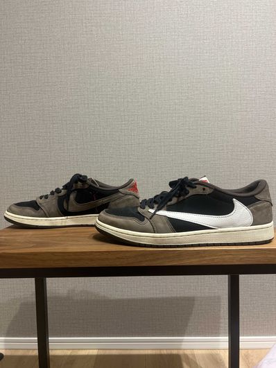 Travis Scott × Nike Air Jordan 1 Low OG SP-T "Black/Dark Mocha"