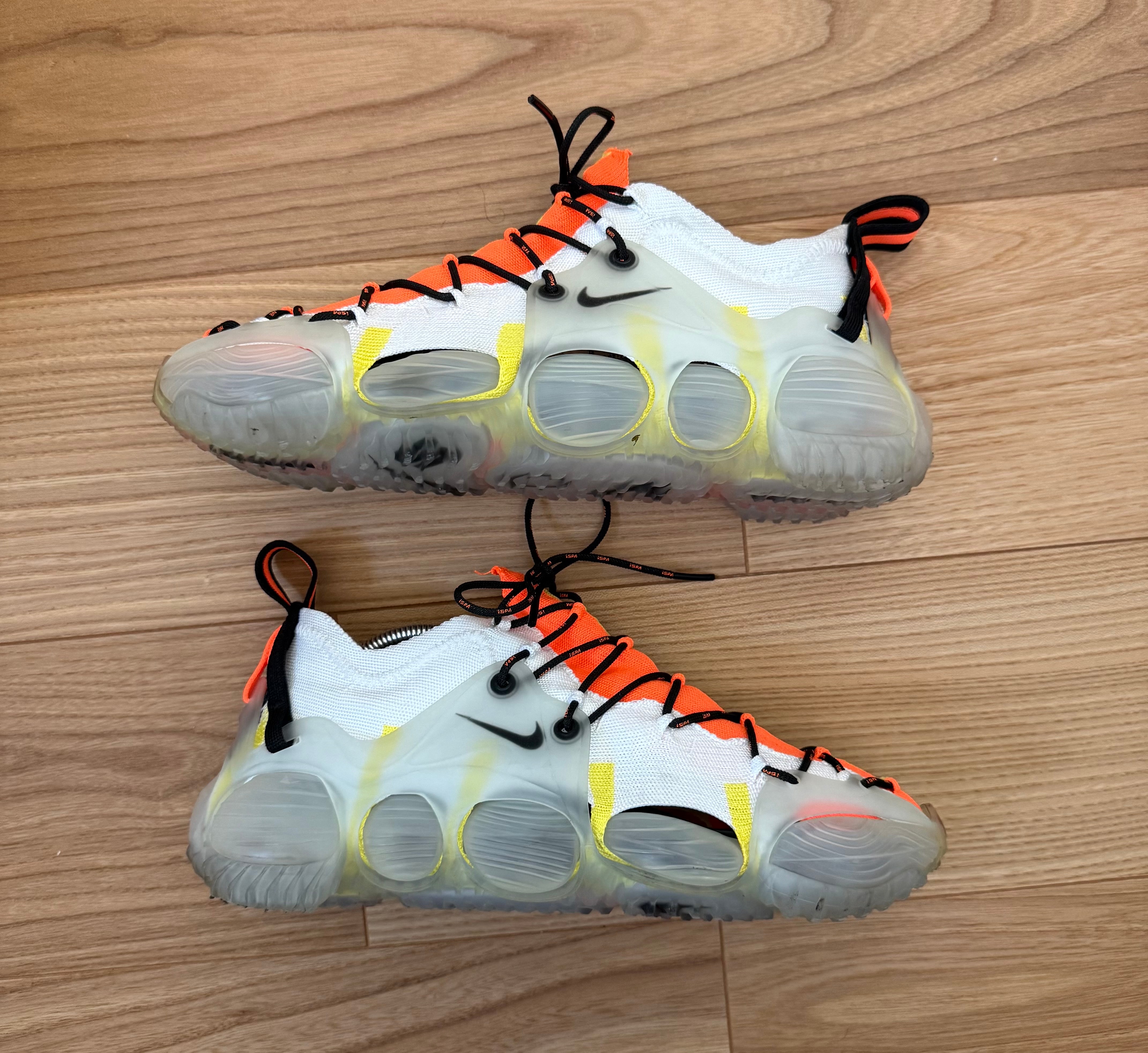 Nike ISPA Link Axis "Total Orange and Sonic Yellow"