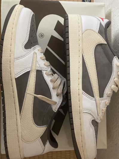 Travis Scott × Nike Air Jordan 1 Low OG SP "Reverse Mocha/Sail and Ridgerock"
