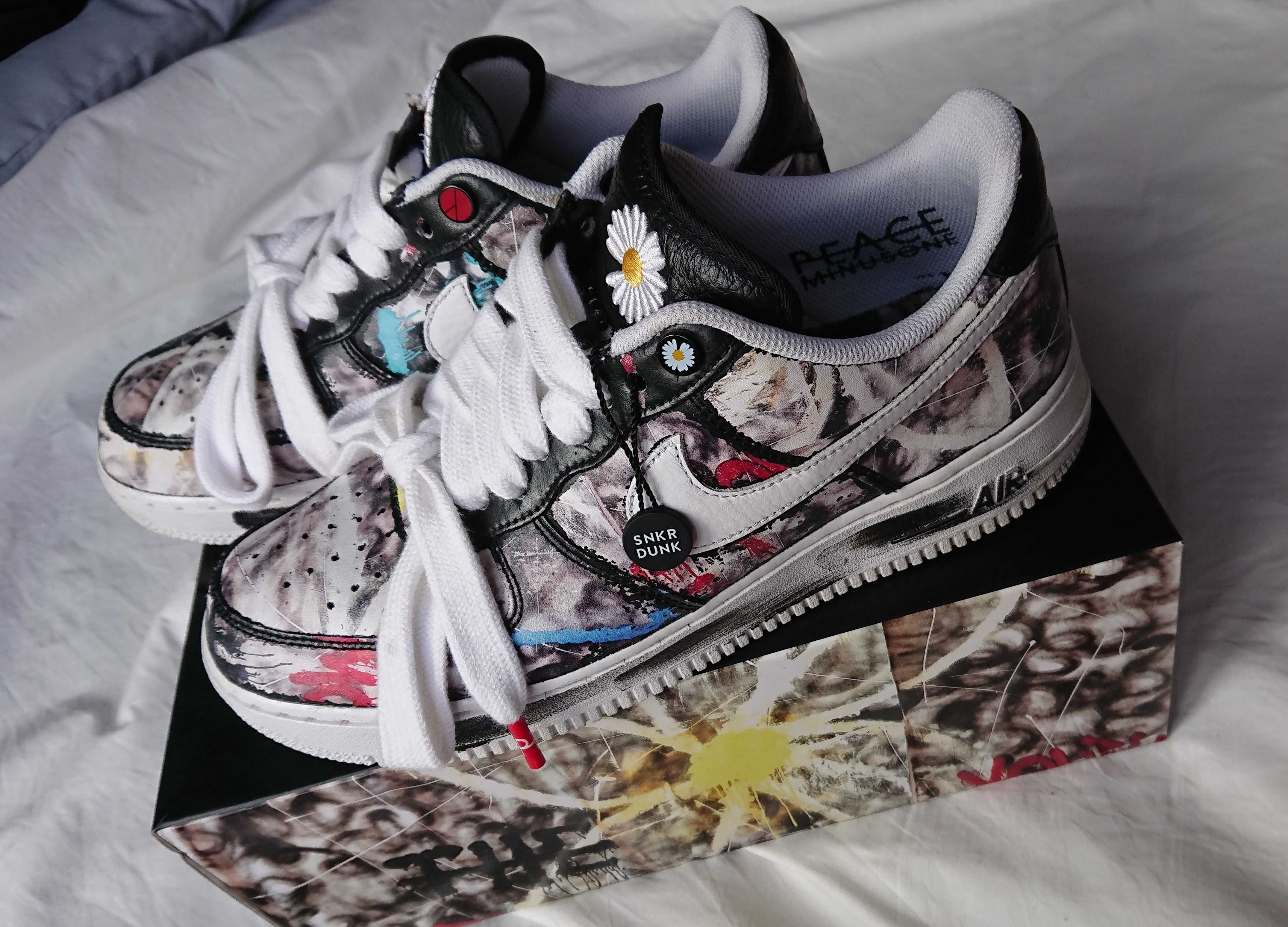 PEACEMINUSONE × Nike Air Force 1 Low Para Noise "Black" / G-DRAGON