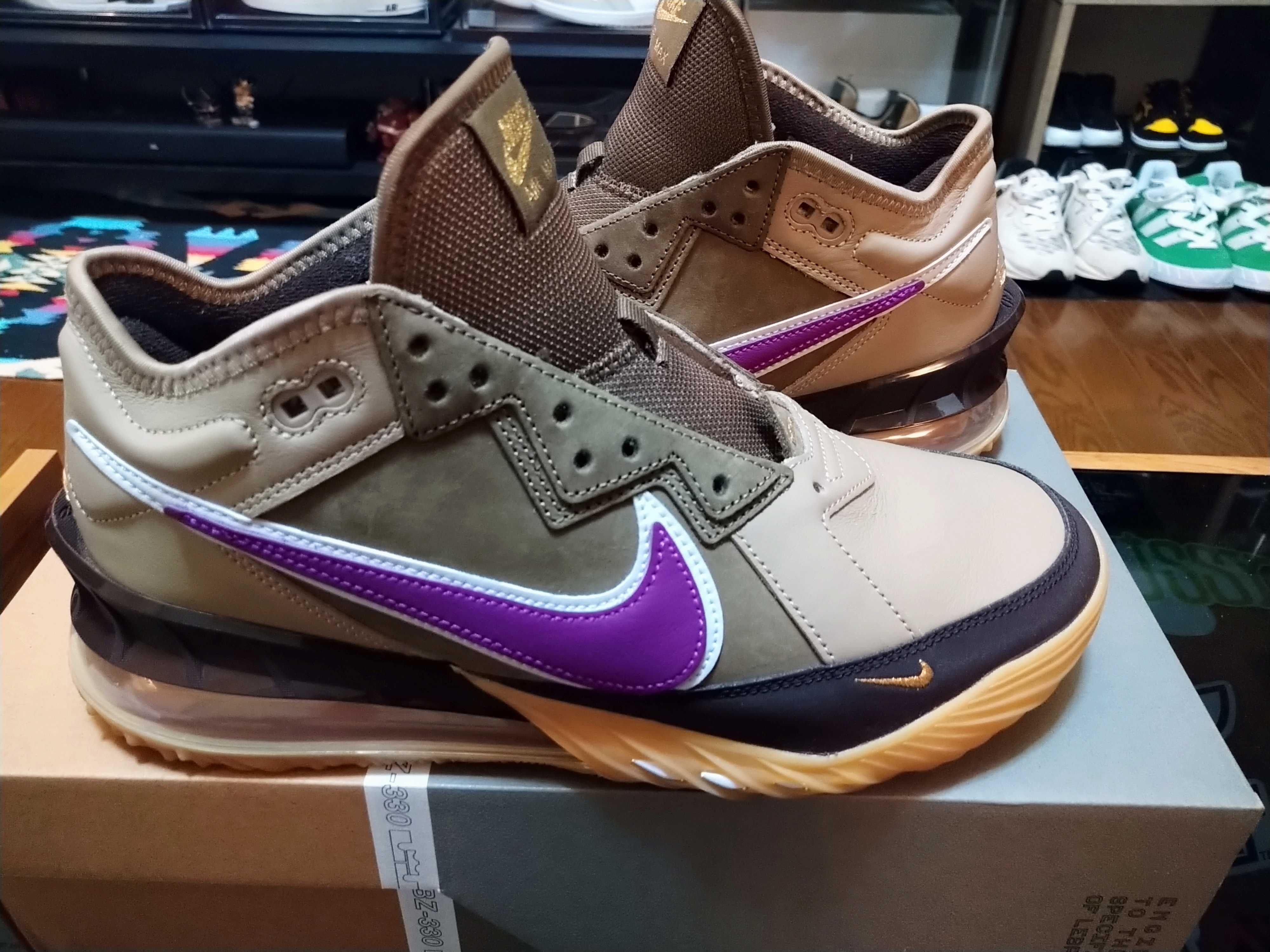 atmos × Nike LeBron 18 Low "Viotech"
