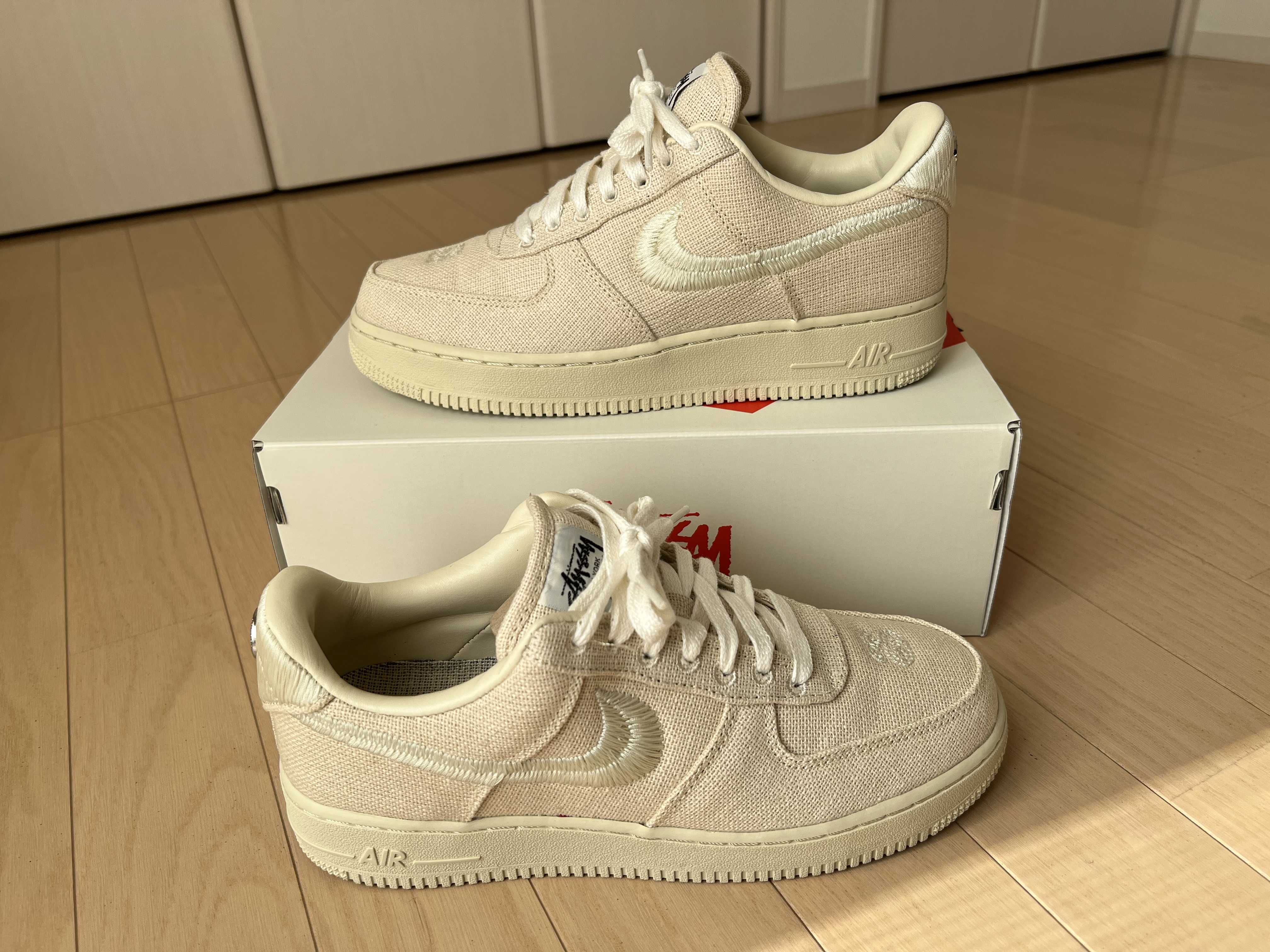 Stussy × Nike Air Force 1 Low "Fossil Stone"