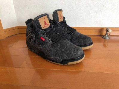 Nike × Levi's Air Jordan 4 "Black Denim" (Tag: ®)