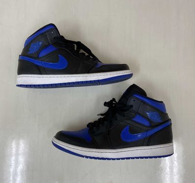 NIKE AIR JORDAN 1 MID "BLACK/BLUE"